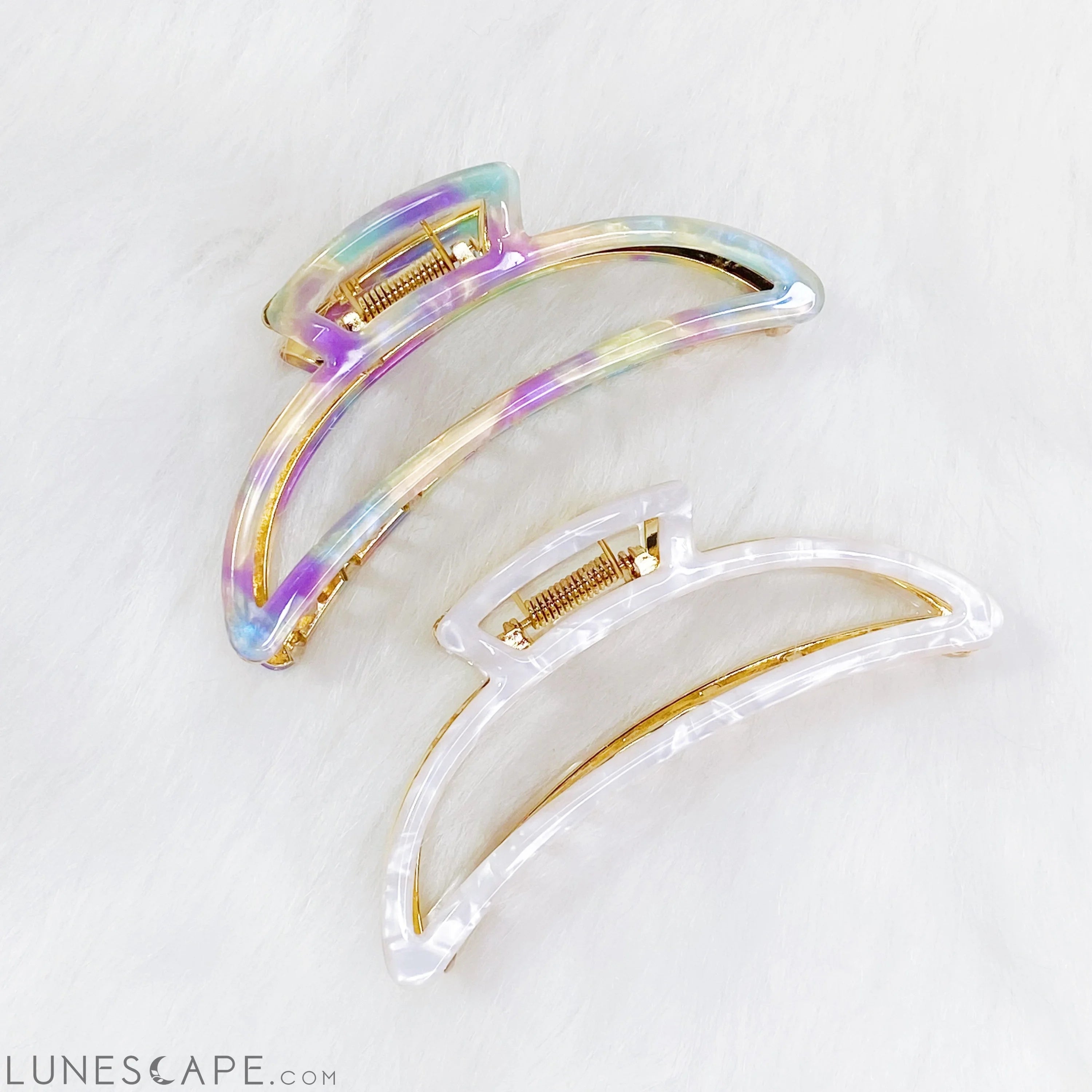Jenna Half Moon Hair Claw LUNESCAPE