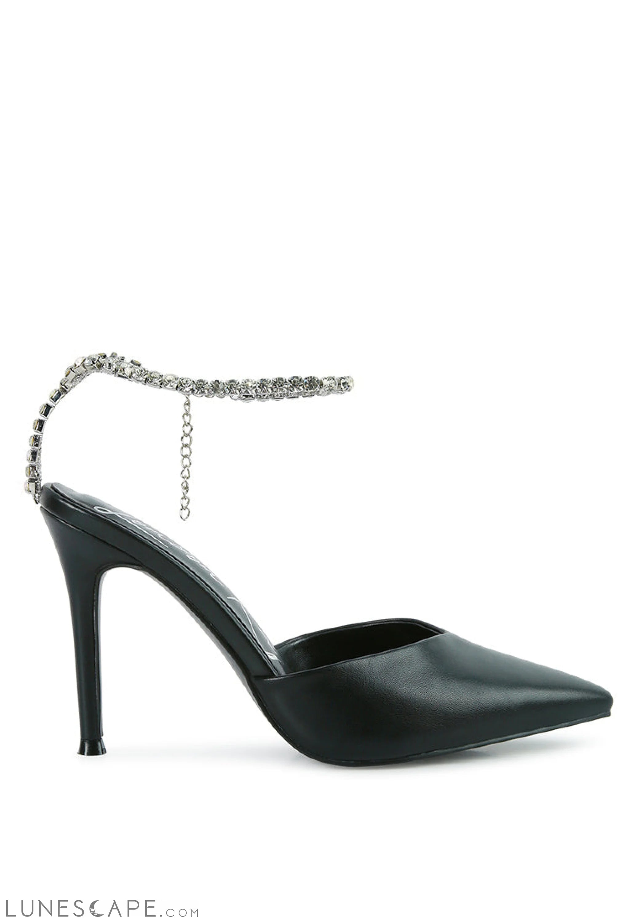 Joyce Diamante Embellished Stiletto Pumps LUNESCAPE