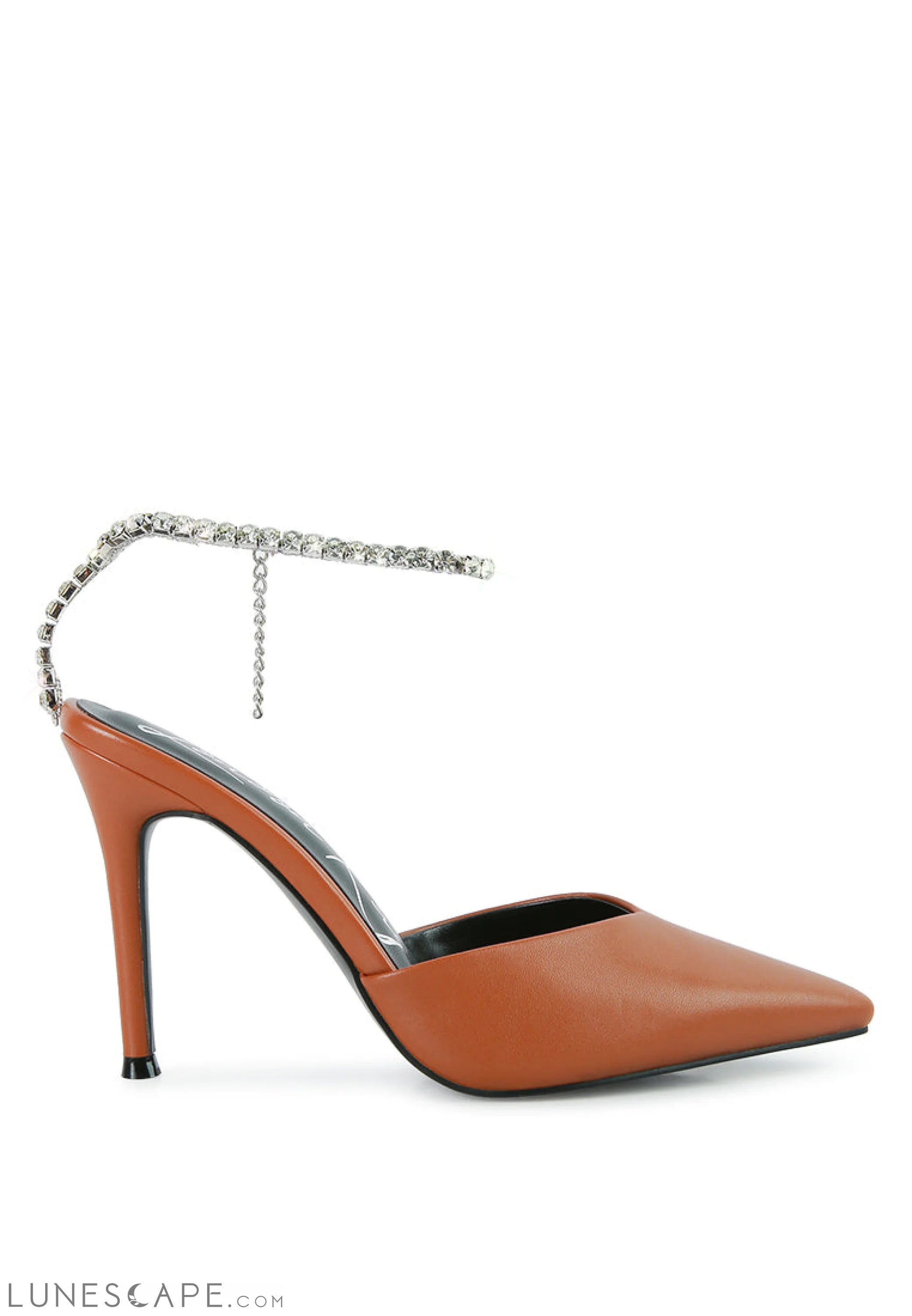 Joyce Diamante Embellished Stiletto Pumps LUNESCAPE