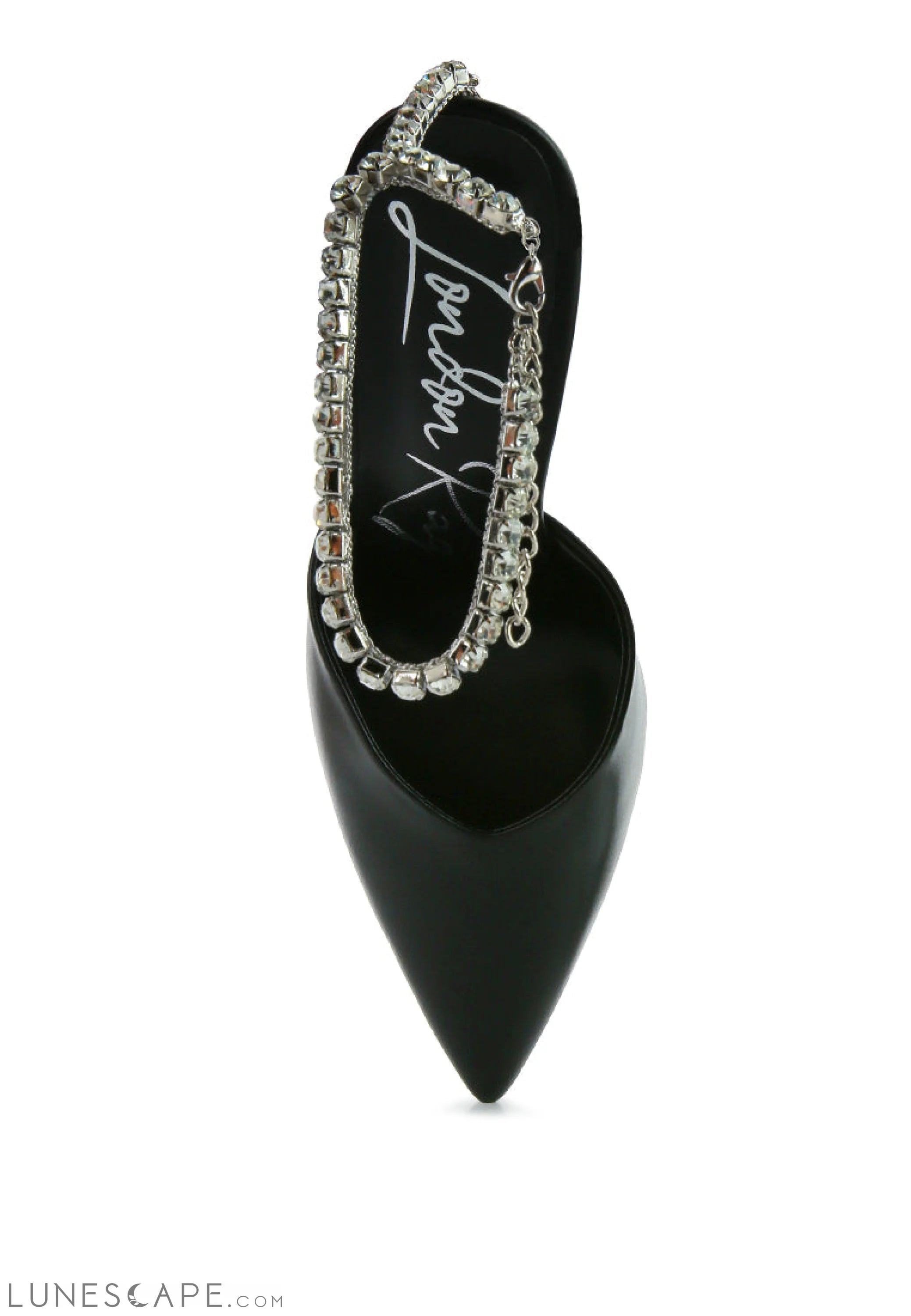 Joyce Diamante Embellished Stiletto Pumps LUNESCAPE