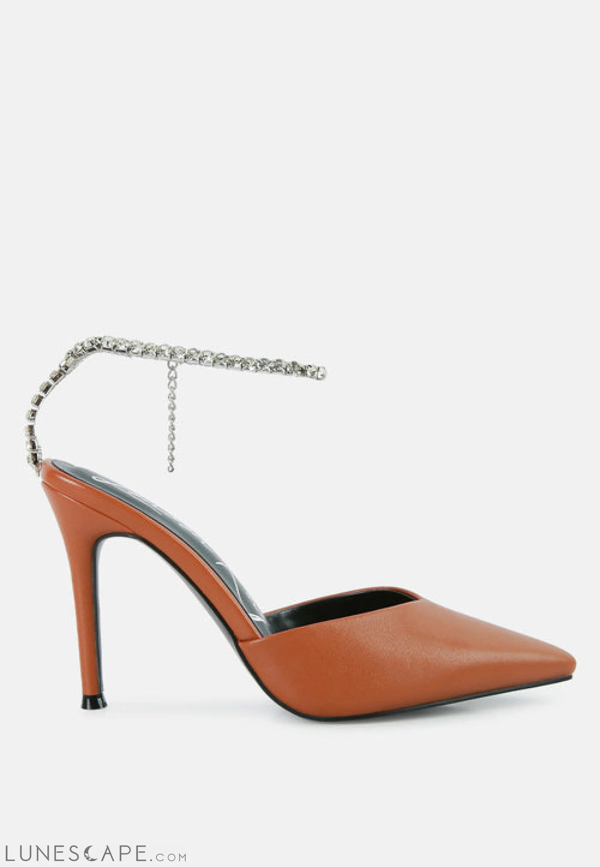 Joyce Diamante Embellished Stiletto Pumps LUNESCAPE