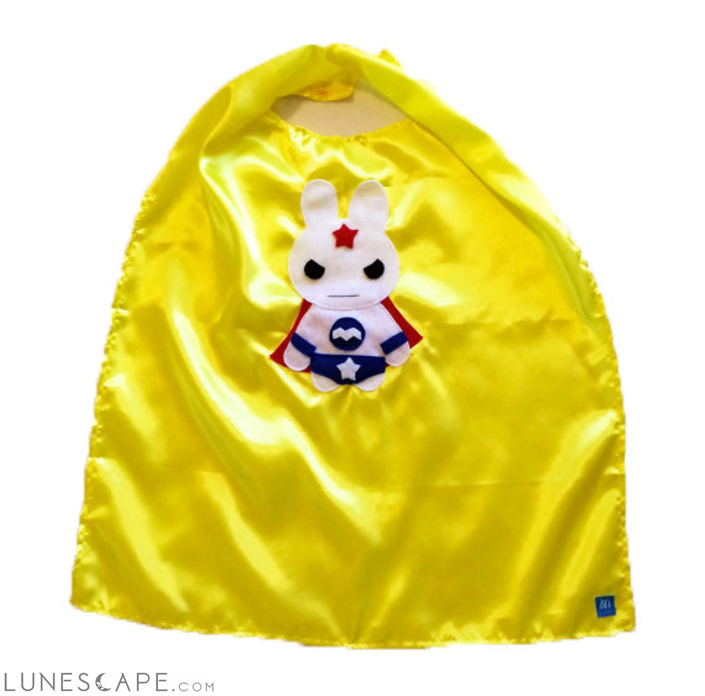 Kids Superhero Cape and Shirt - Team Super Animals - Star Bunny LUNESCAPE