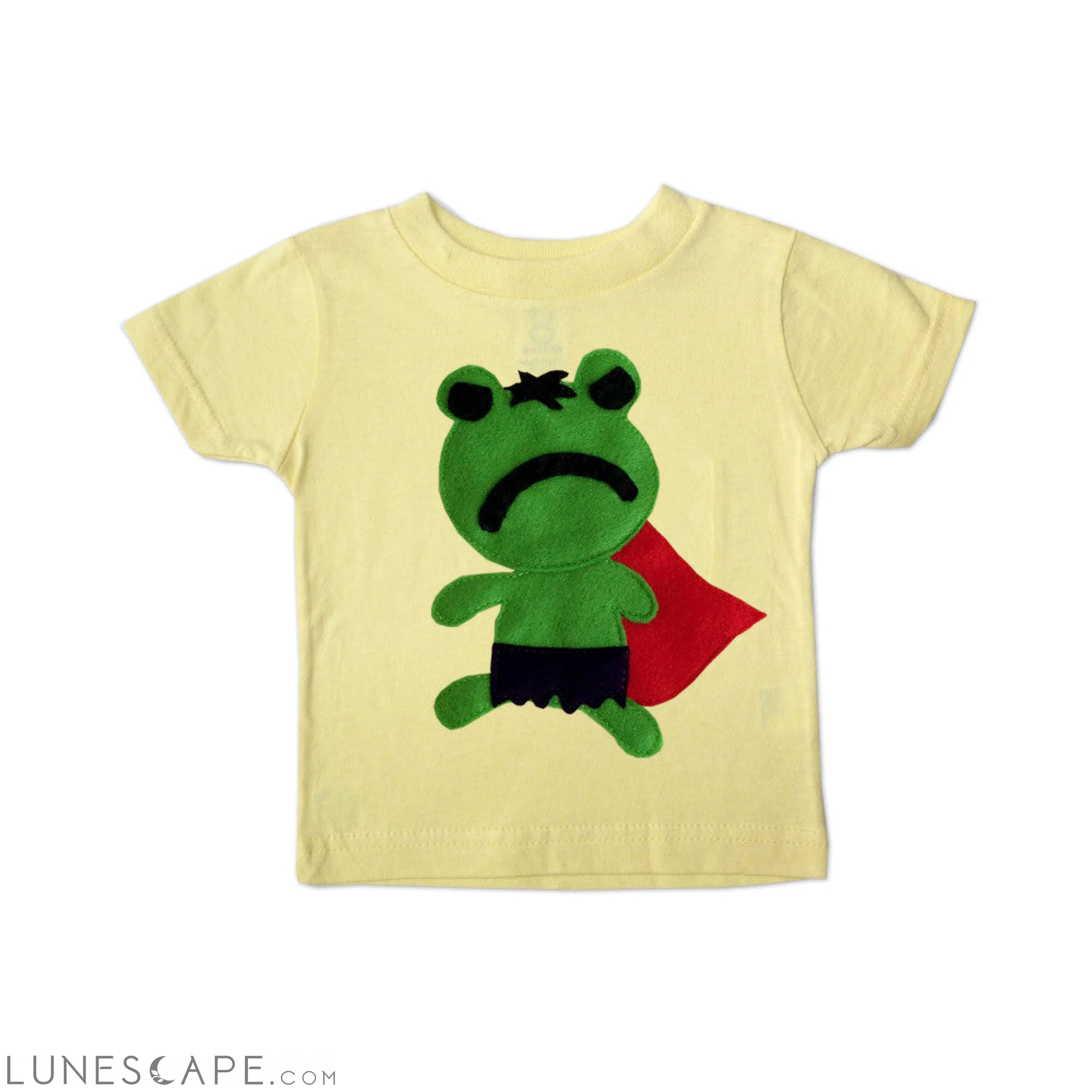 Kids Superhero Shirt - Team Super Animals - Hopper Froggy LUNESCAPE