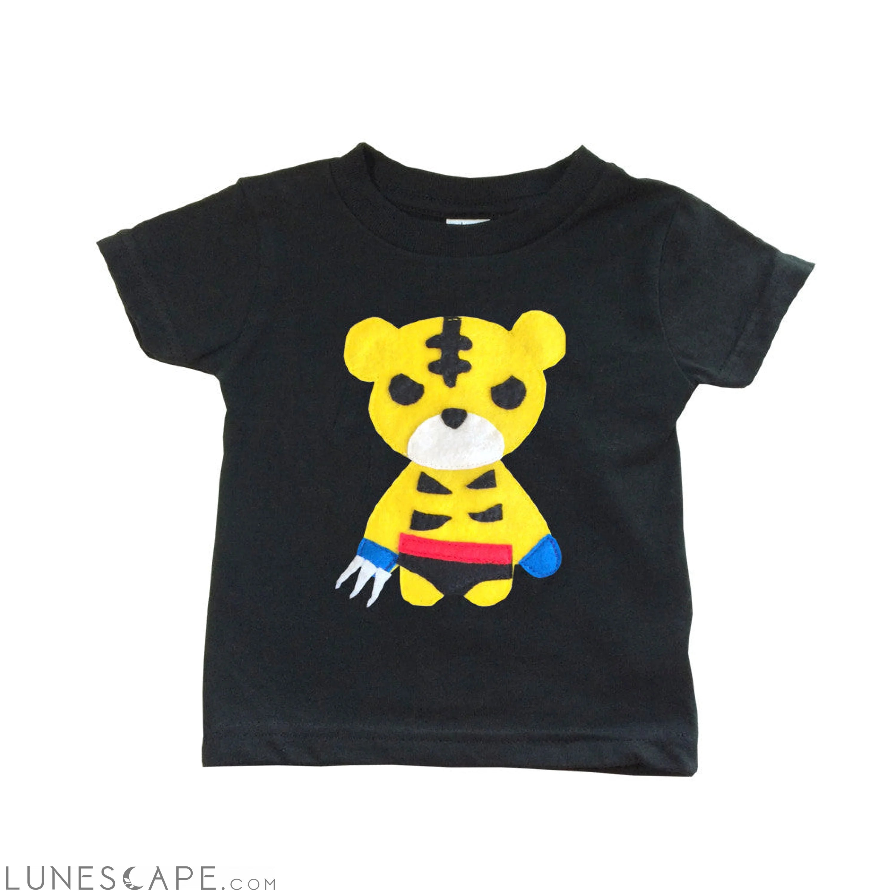 Kids Superhero Shirt - Team Super Animals - Sharp Tiger LUNESCAPE