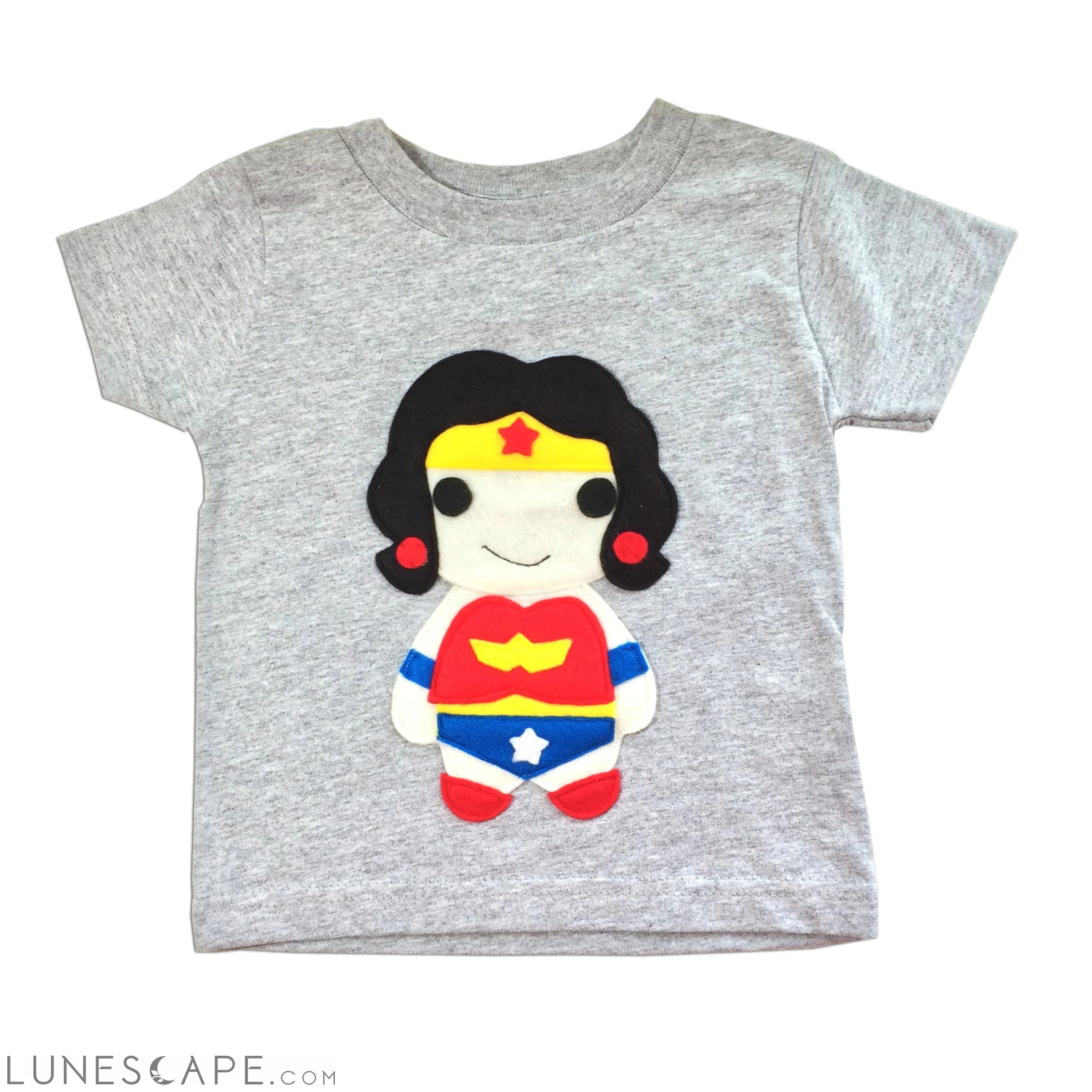 Kids Superhero Shirt - Wonder Girl LUNESCAPE