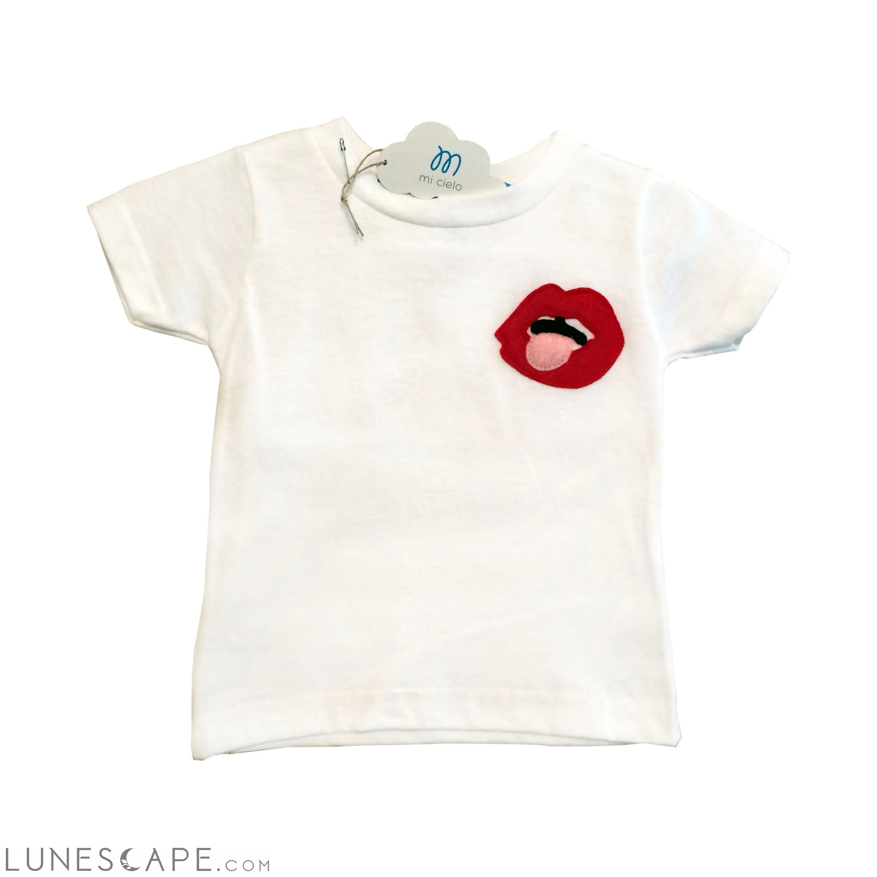 Kids T-Shirt - Lips - Mi Cielo X Donald Robertson LUNESCAPE
