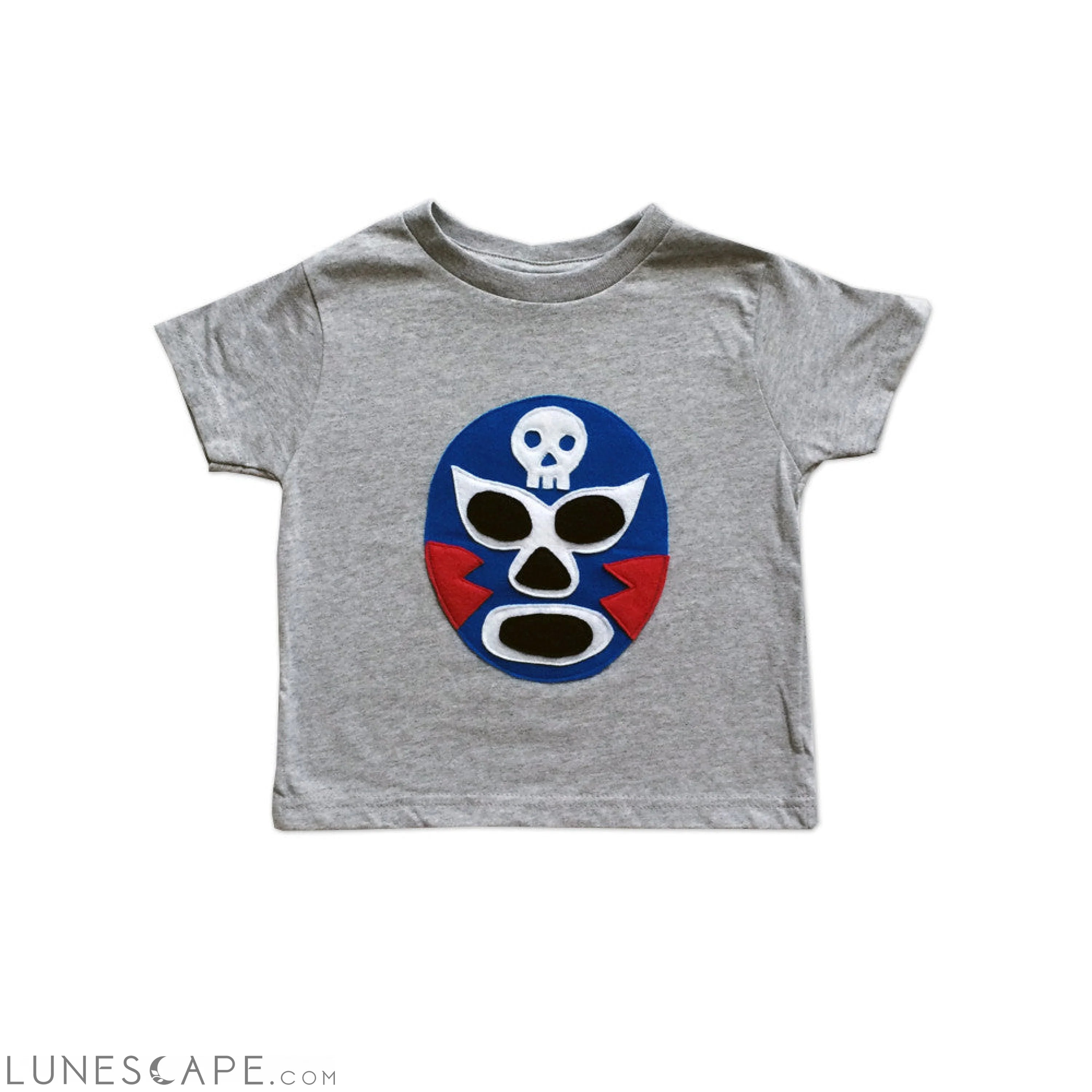 Kids T-Shirt - Luchador Azul LUNESCAPE