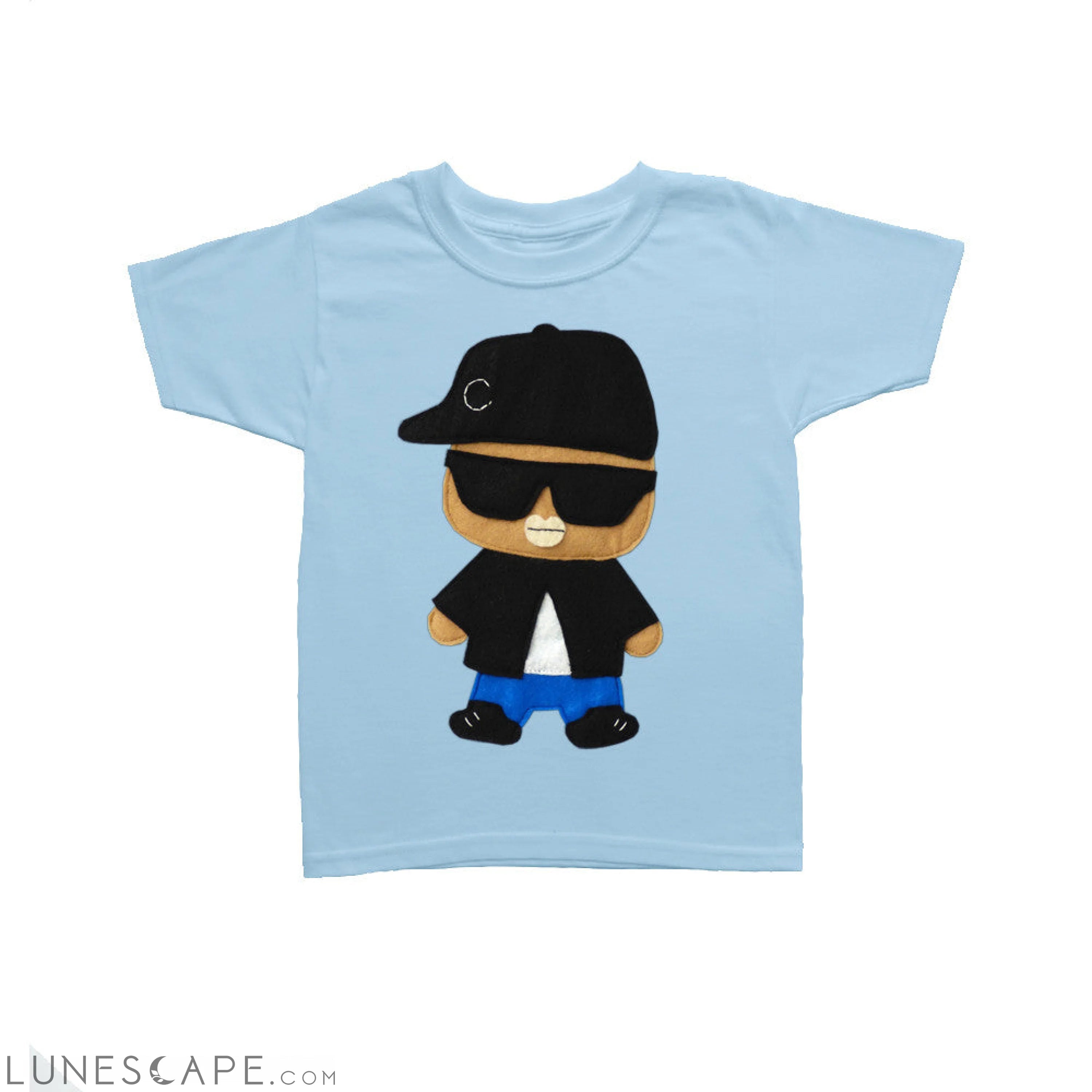 Kids T-Shirt - Rad Rapper - Big Sunglasses LUNESCAPE