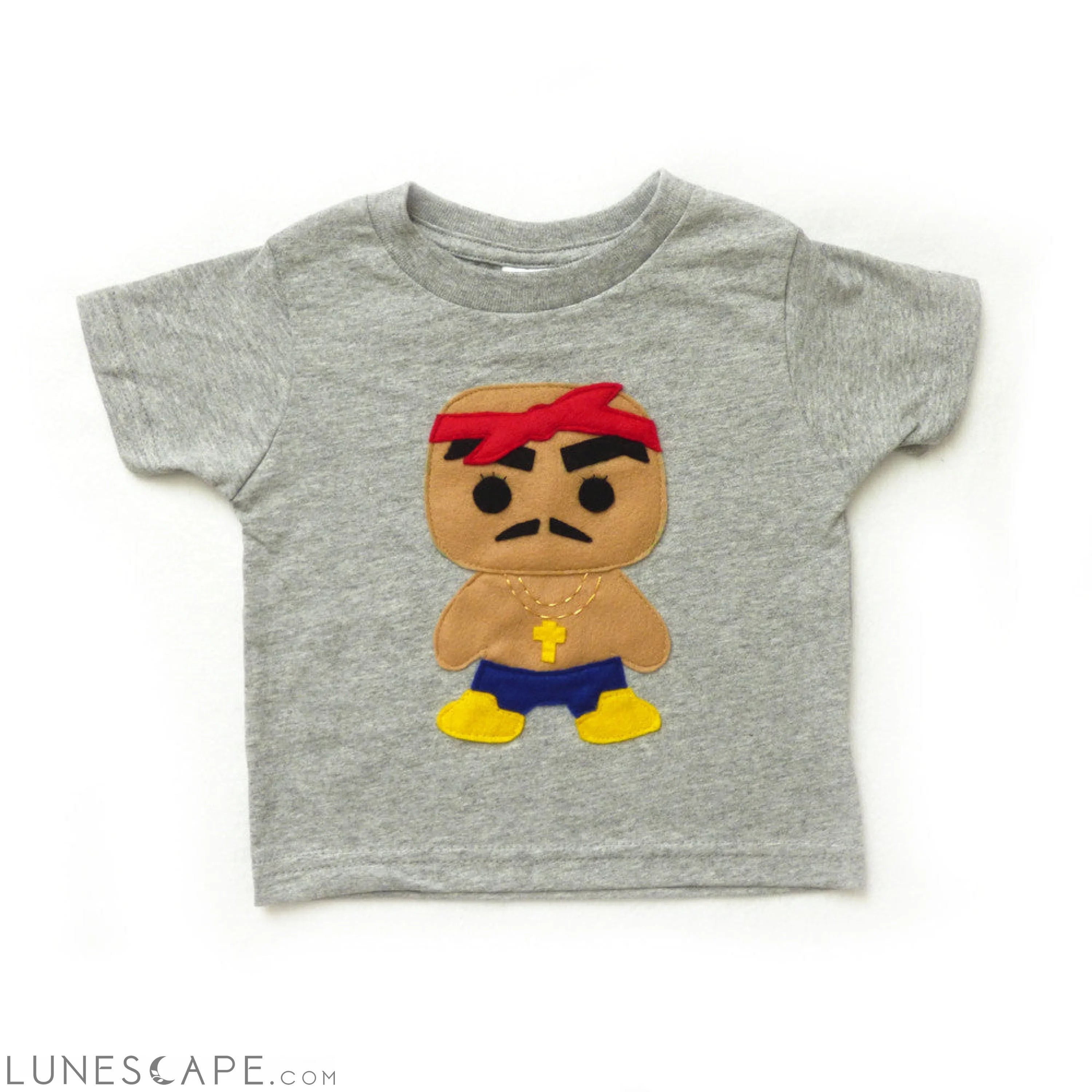 Kids T-Shirt - Rad Rapper - Red Bandana LUNESCAPE