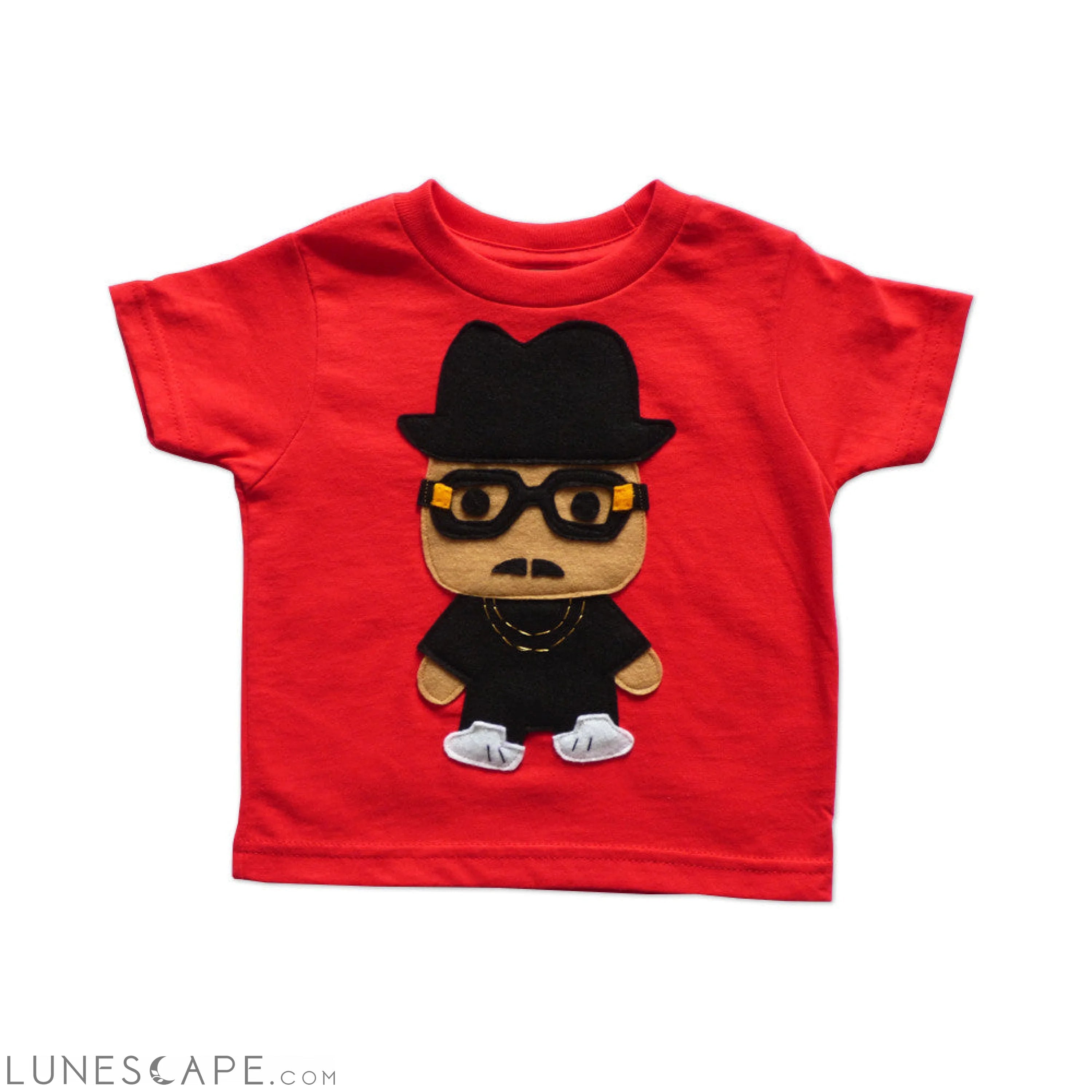Kids T-Shirt - Rad Rapper - Tall Hat LUNESCAPE