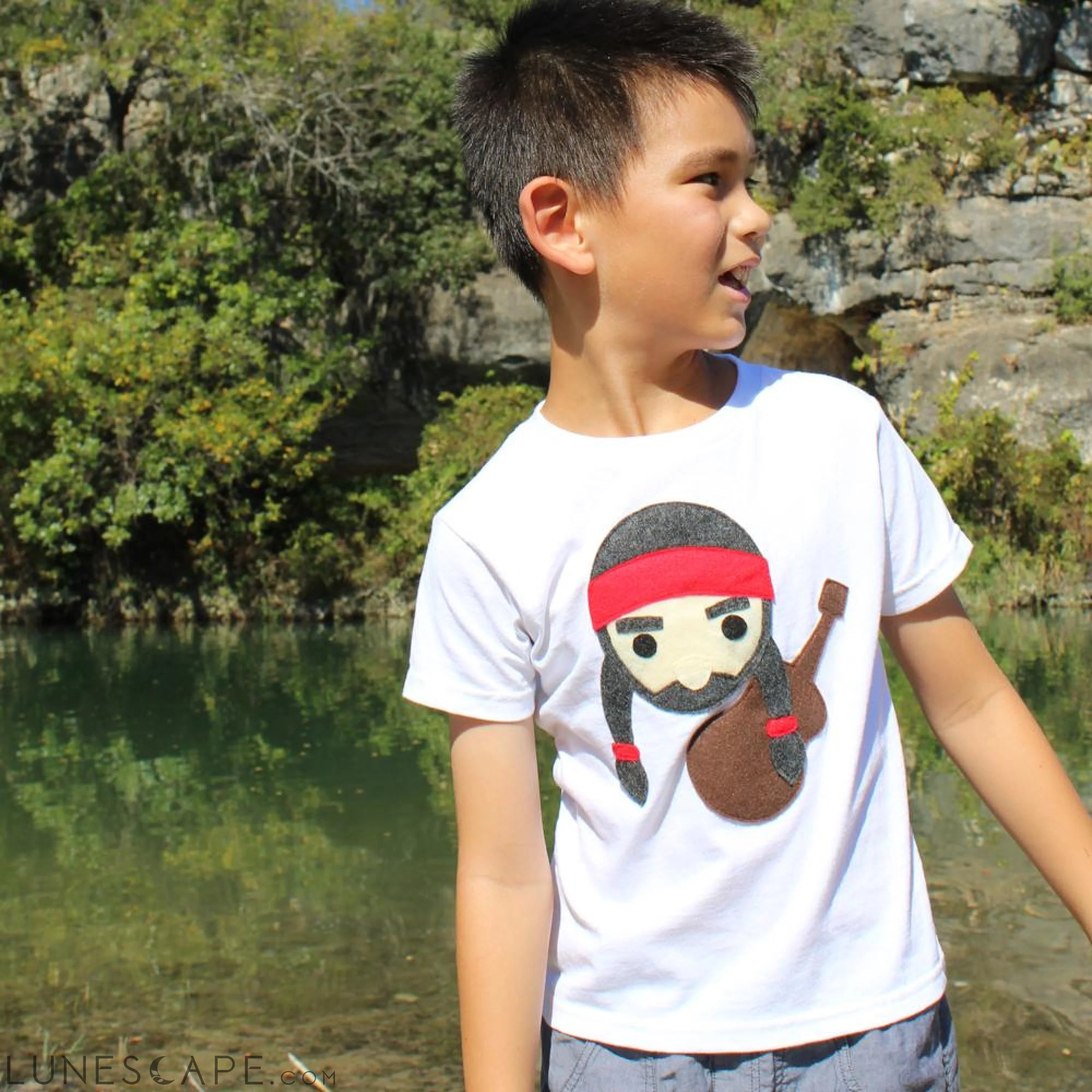 Kids T-Shirt - Willie the Music Man LUNESCAPE