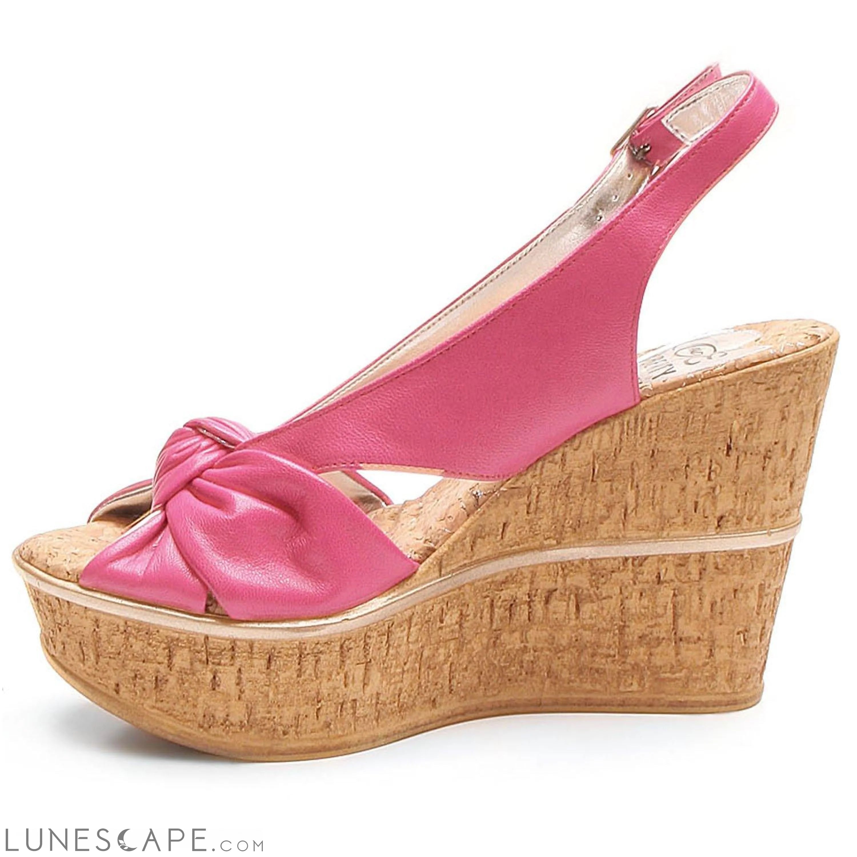 Knot It Platform Wedge Espadrilles LUNESCAPE