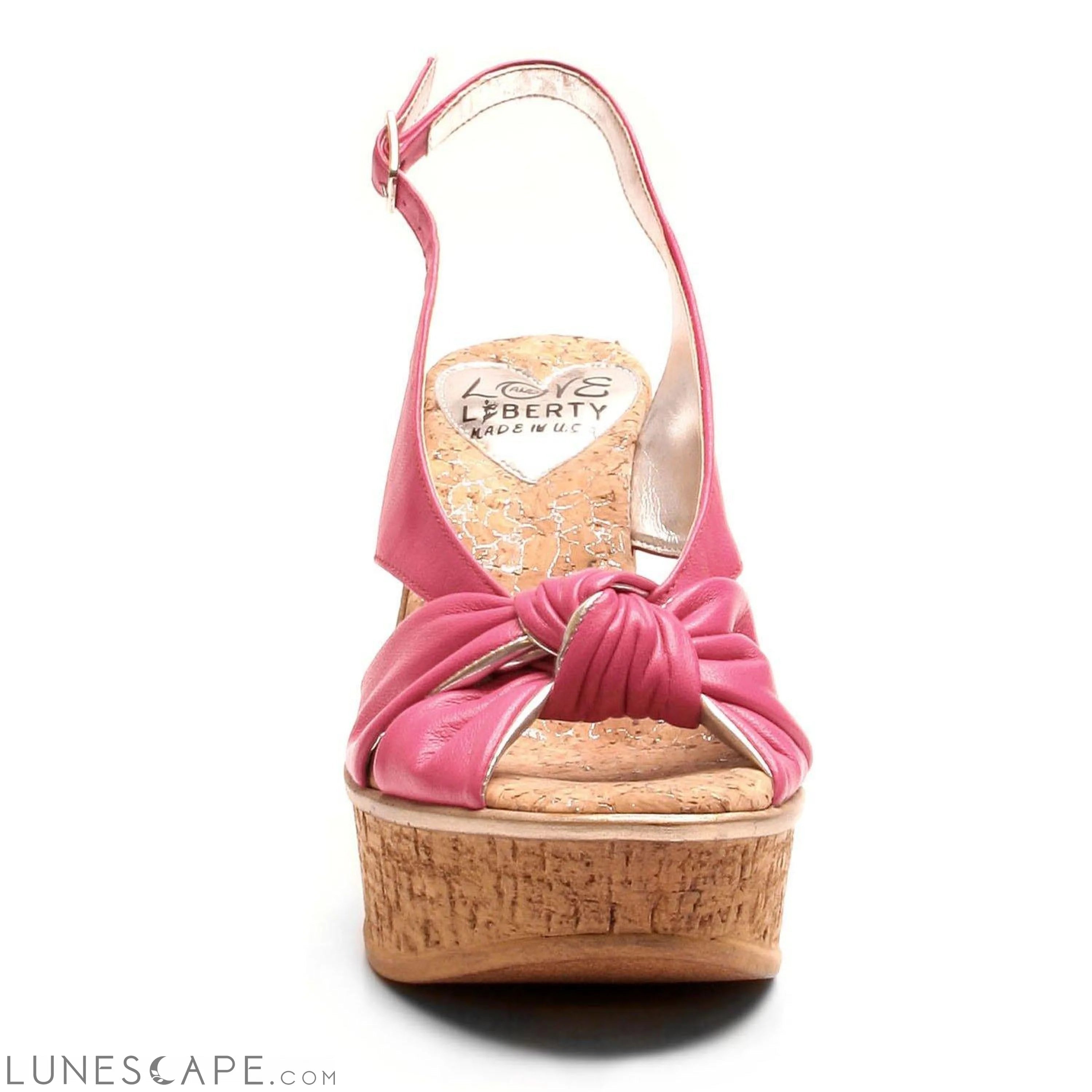 Knot It Platform Wedge Espadrilles LUNESCAPE