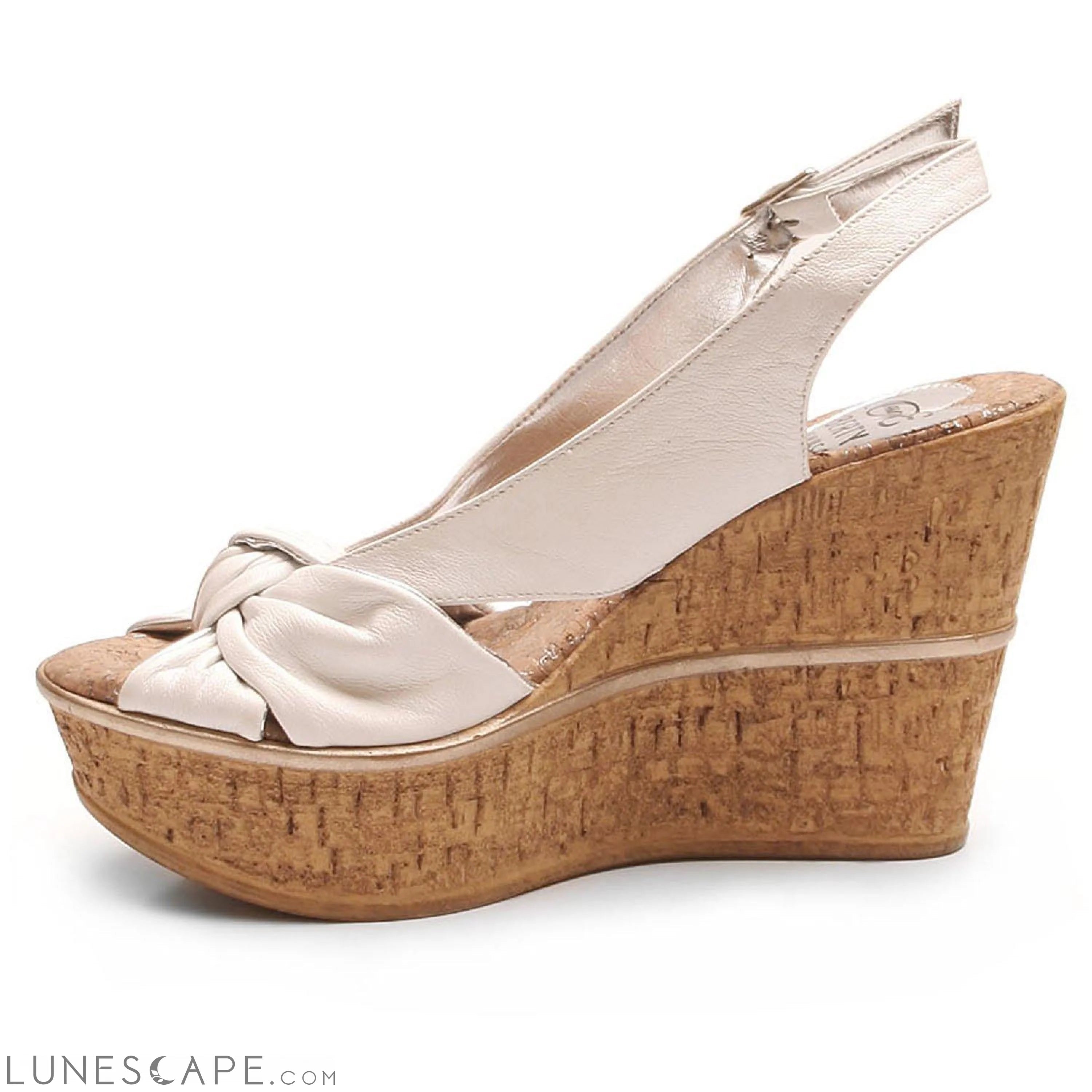 Knot It Platform Wedge Espadrilles LUNESCAPE
