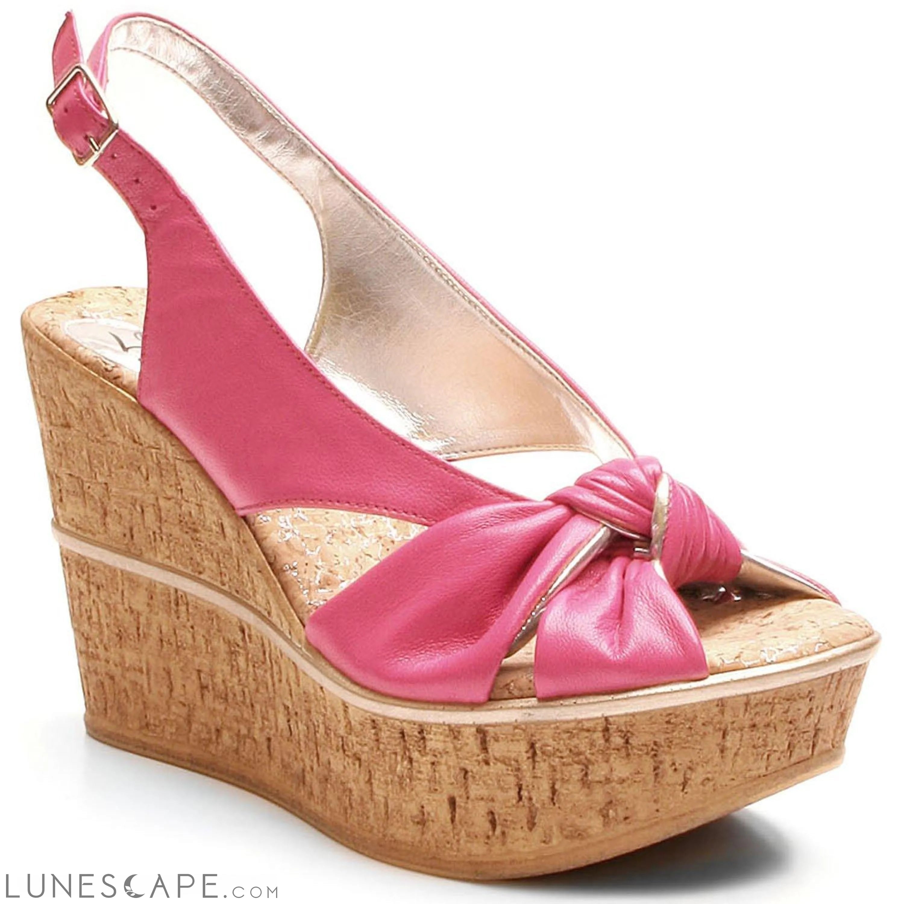 Knot It Platform Wedge Espadrilles LUNESCAPE