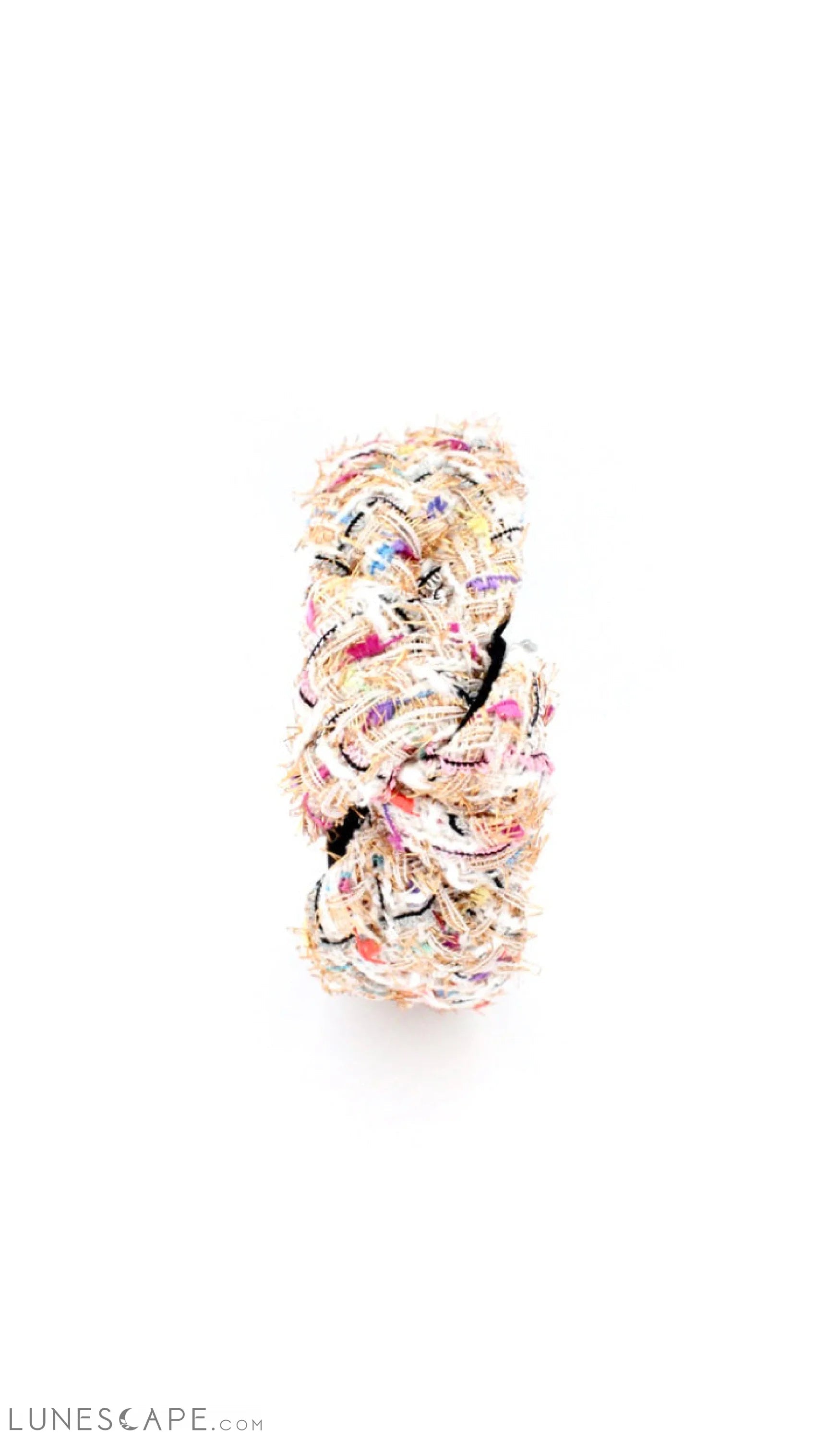 Knotted Headband | Pink Tweed LUNESCAPE