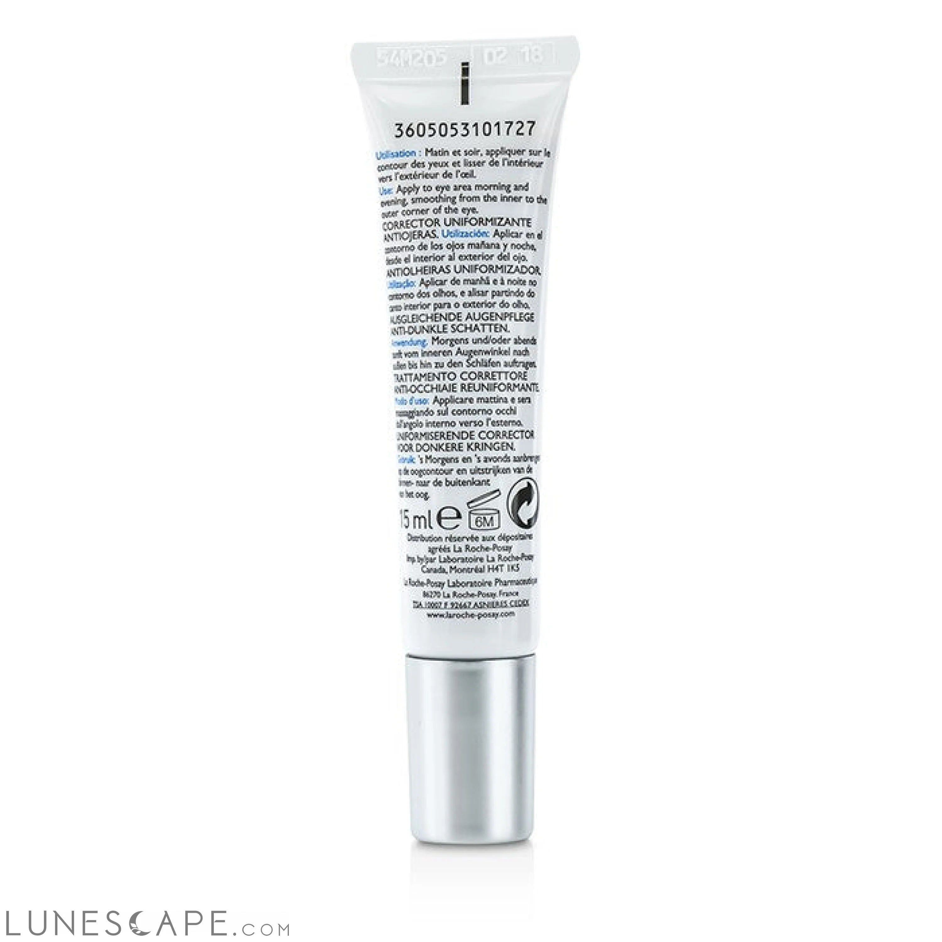 LA ROCHE POSAY - Pigmentclar Eyes Dark Circle Skin-Evening Corrector - For Sensitive Eyes LUNESCAPE