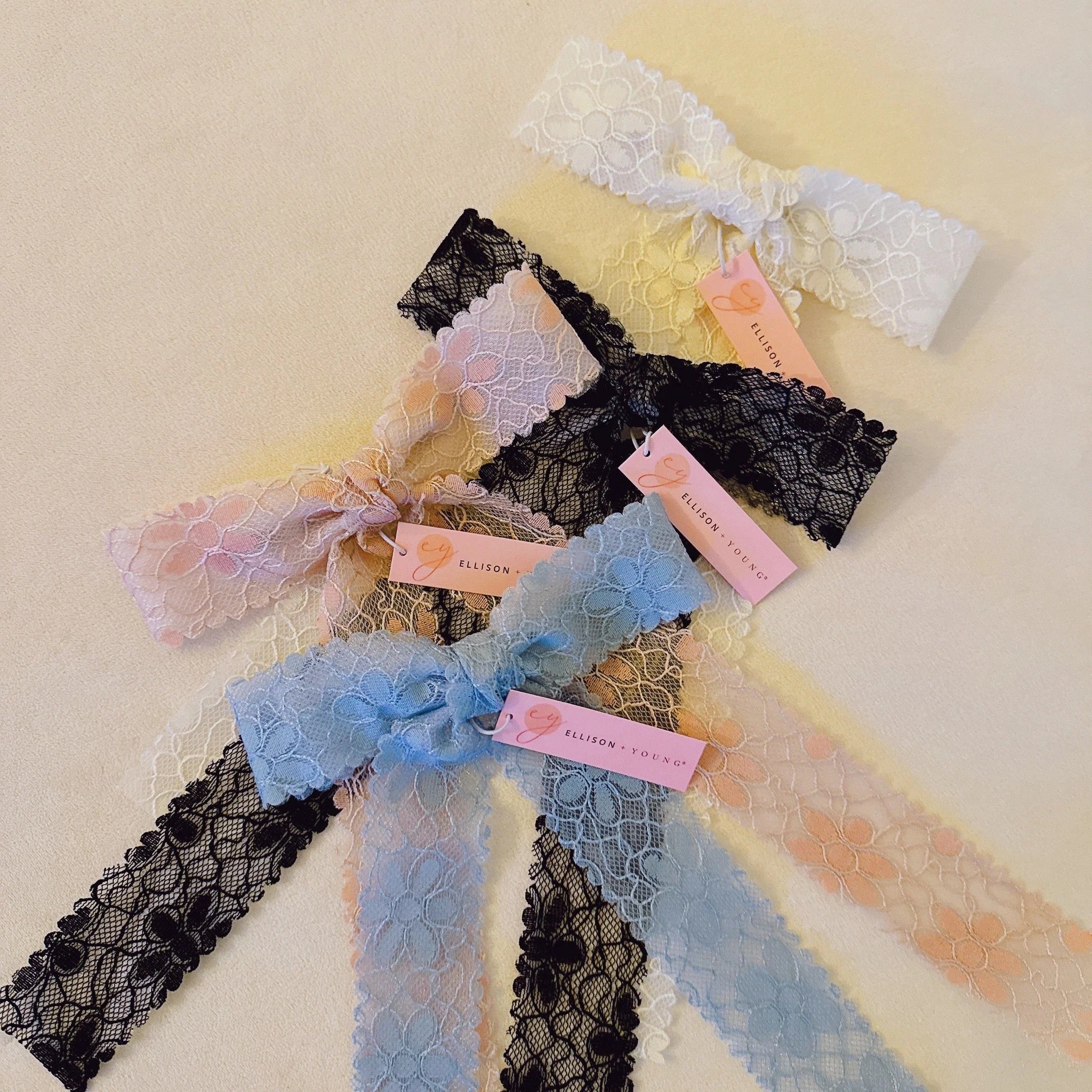 Lace Belle Bow Hair Clip LUNESCAPE