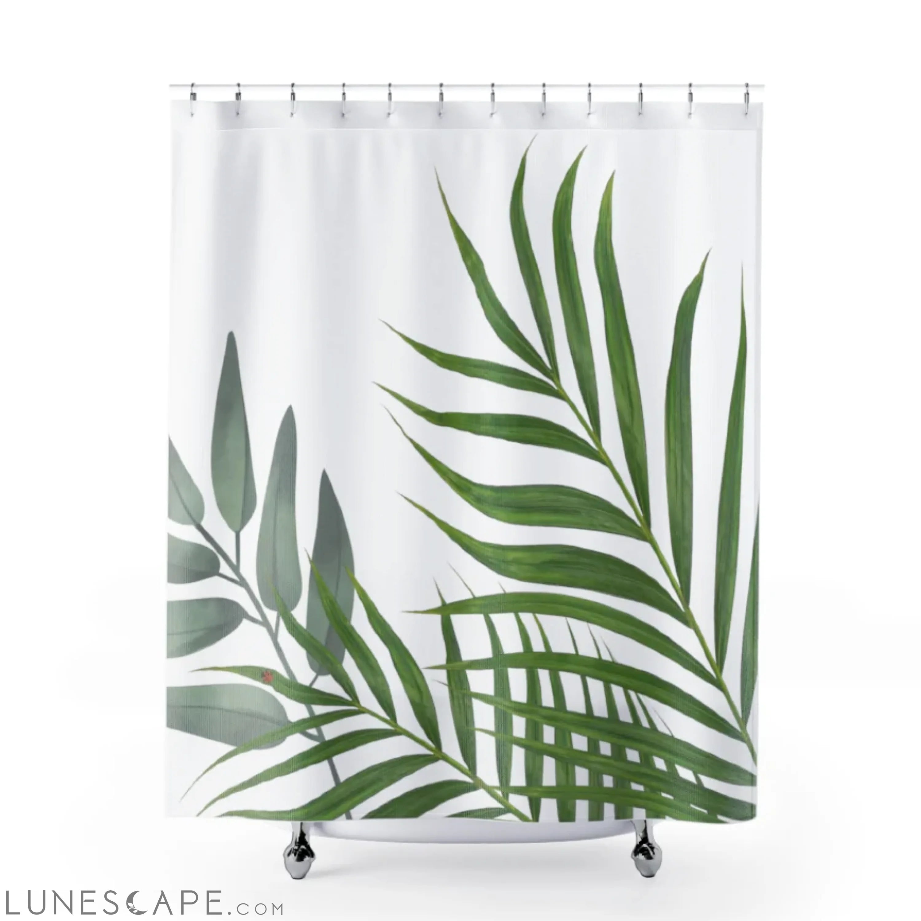 Lady Bug and Plant Shower Curtains LUNESCAPE