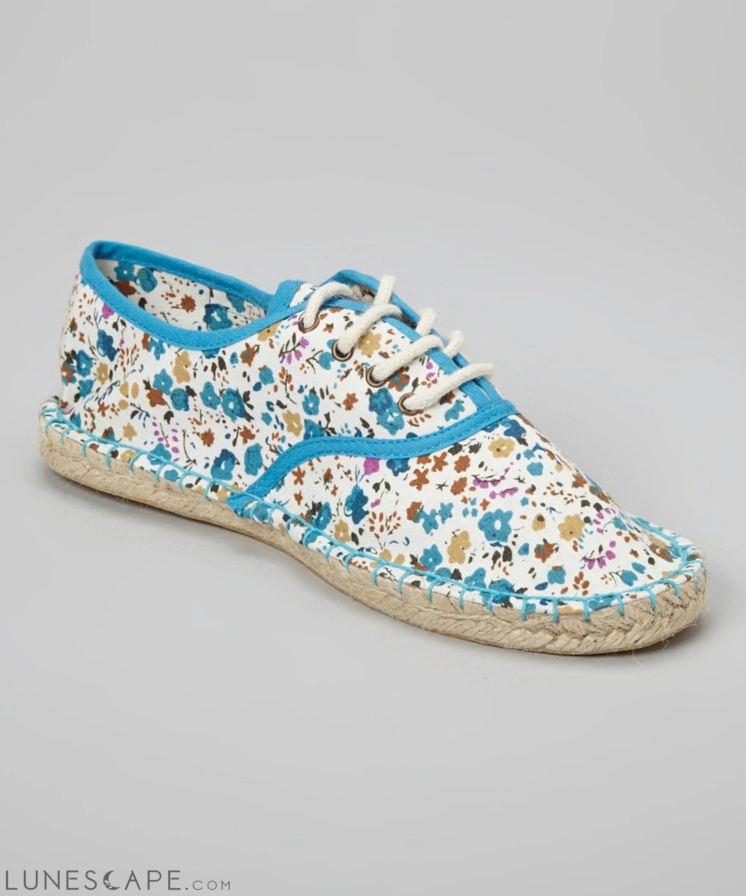 LAINA Canvas Lace-Up Espadrille Shoe LUNESCAPE