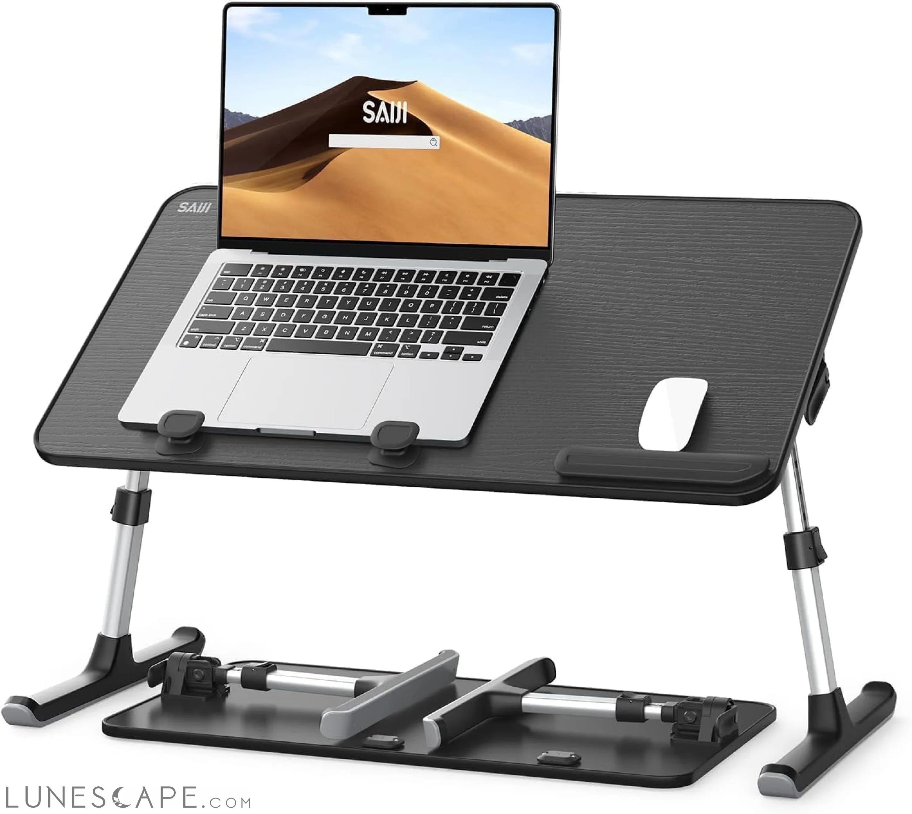 Laptop Desk for Bed, Height & Angle Adjustable Laptop Stand for Bed, LUNESCAPE