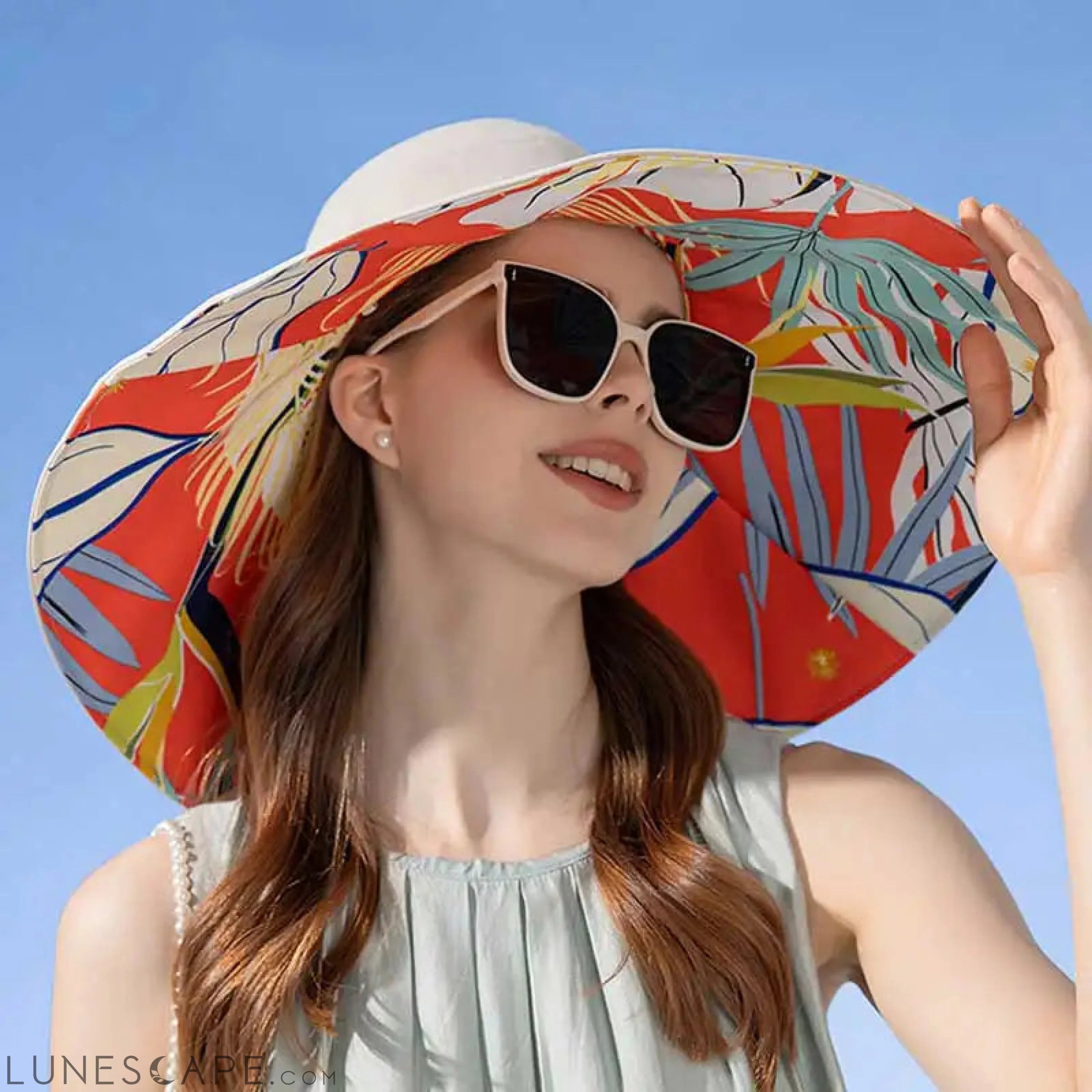 Large Brim Women Sun Hat - Sexikinis Swim LUNESCAPE