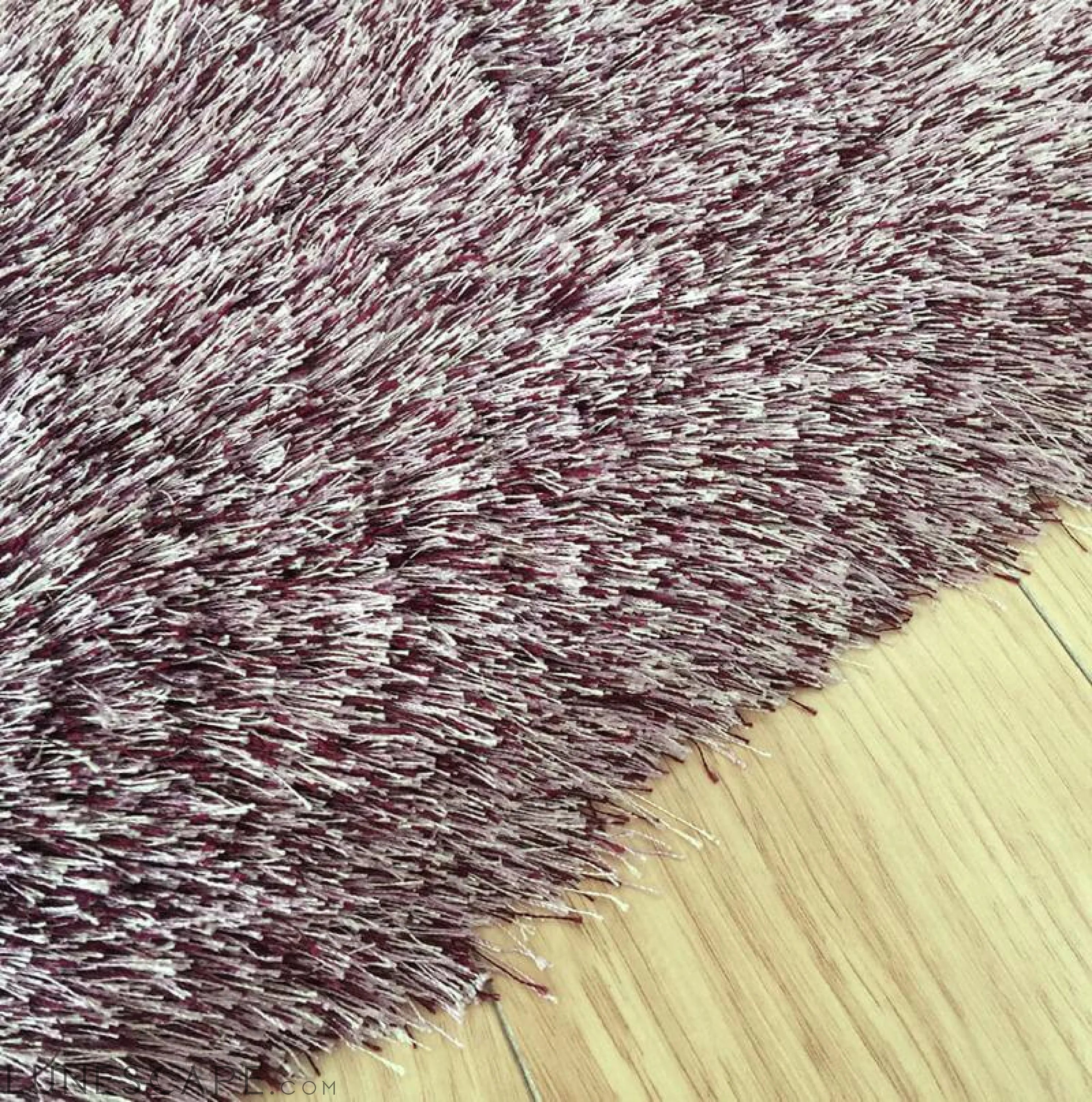 Lavender Shag Area Rug Fancy Collection LUNESCAPE