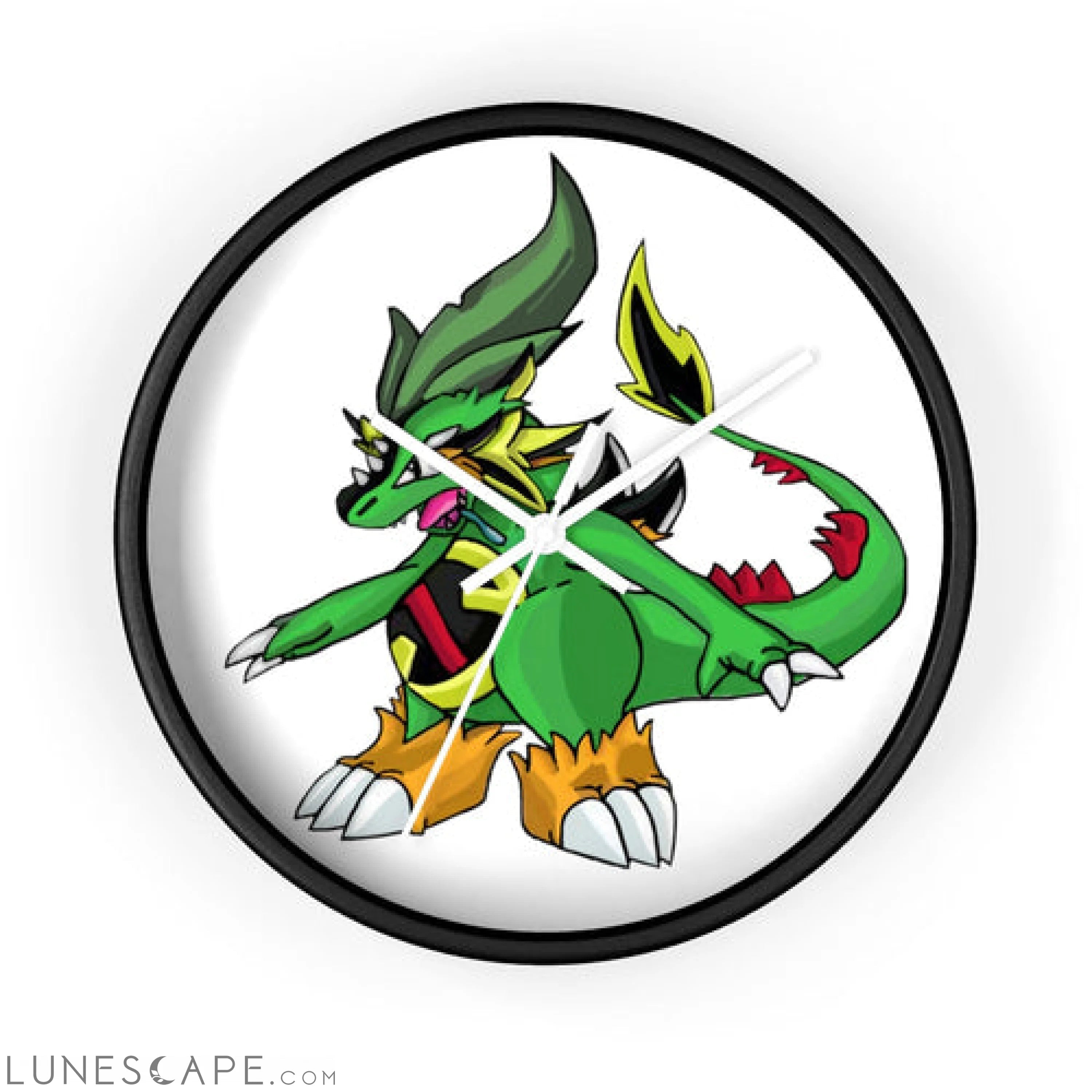 Ledinaking Wall clock LUNESCAPE