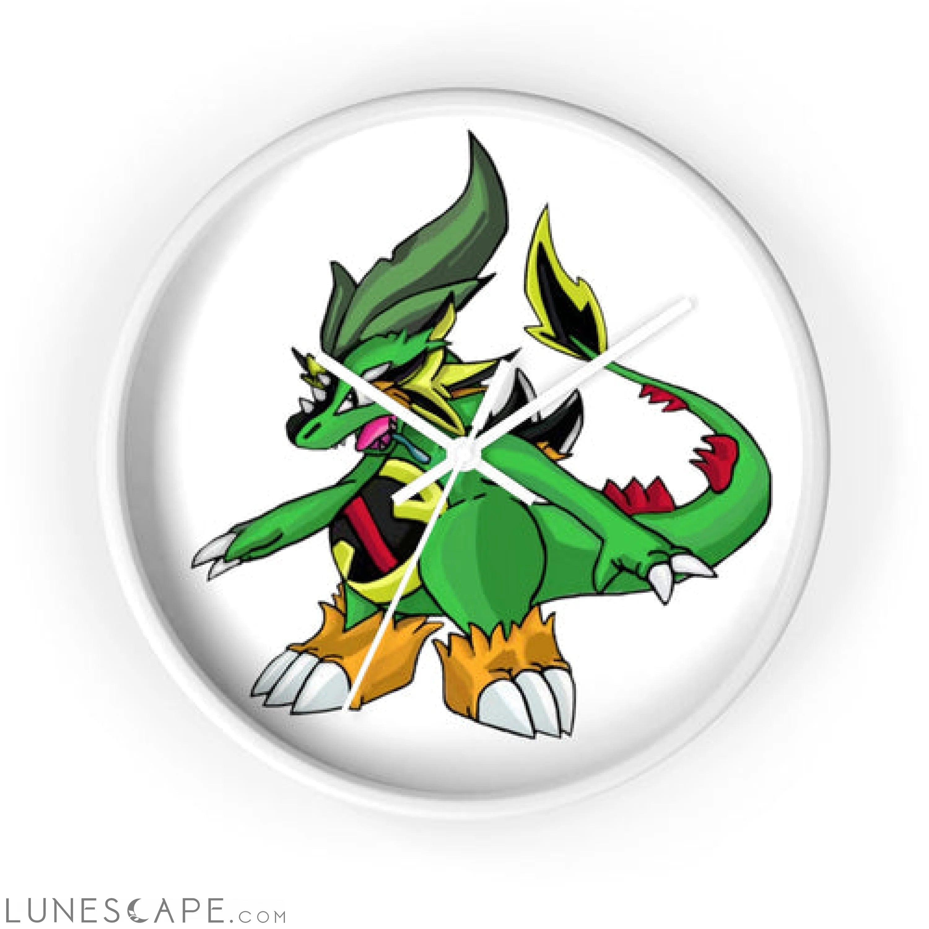 Ledinaking Wall clock LUNESCAPE