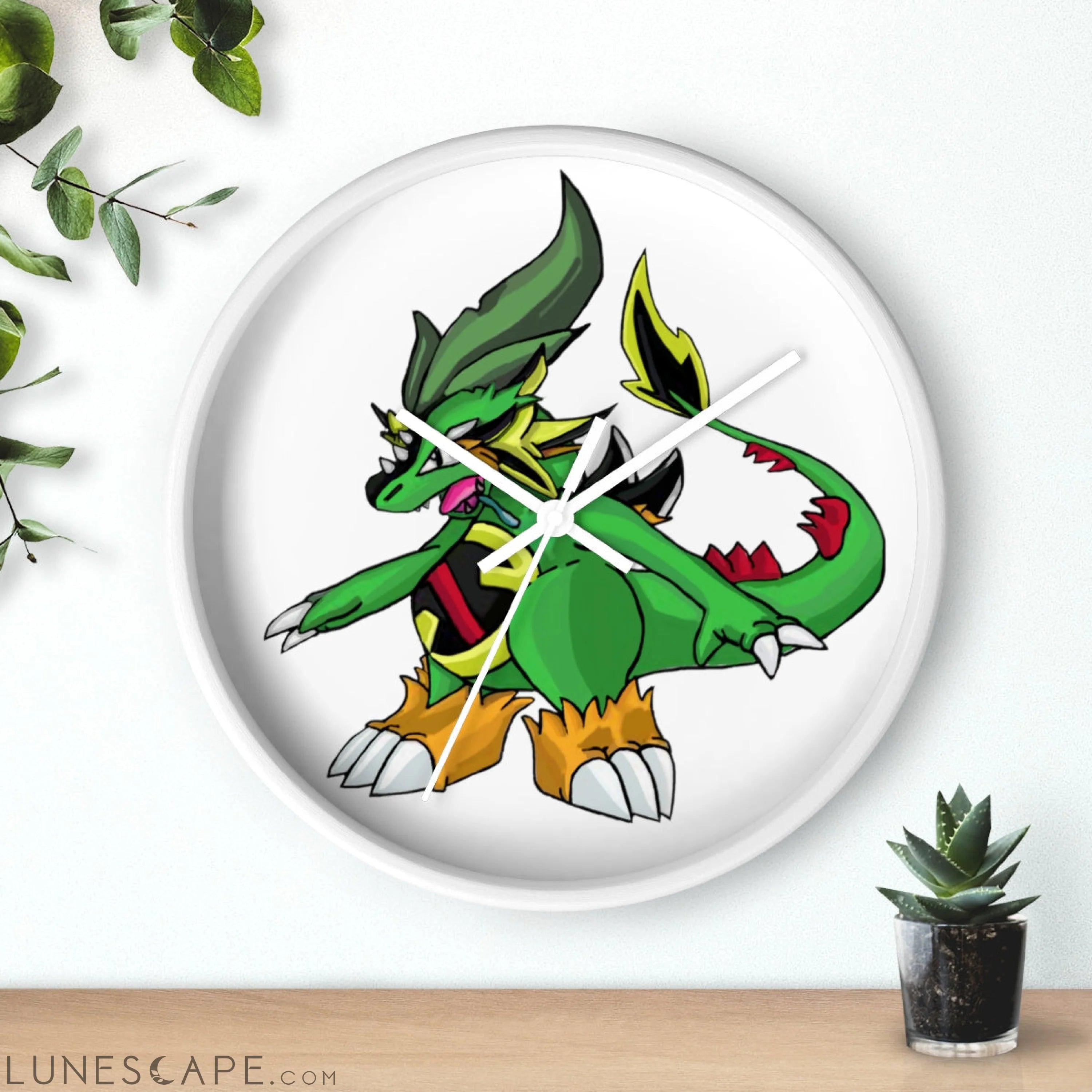 Ledinaking Wall clock LUNESCAPE