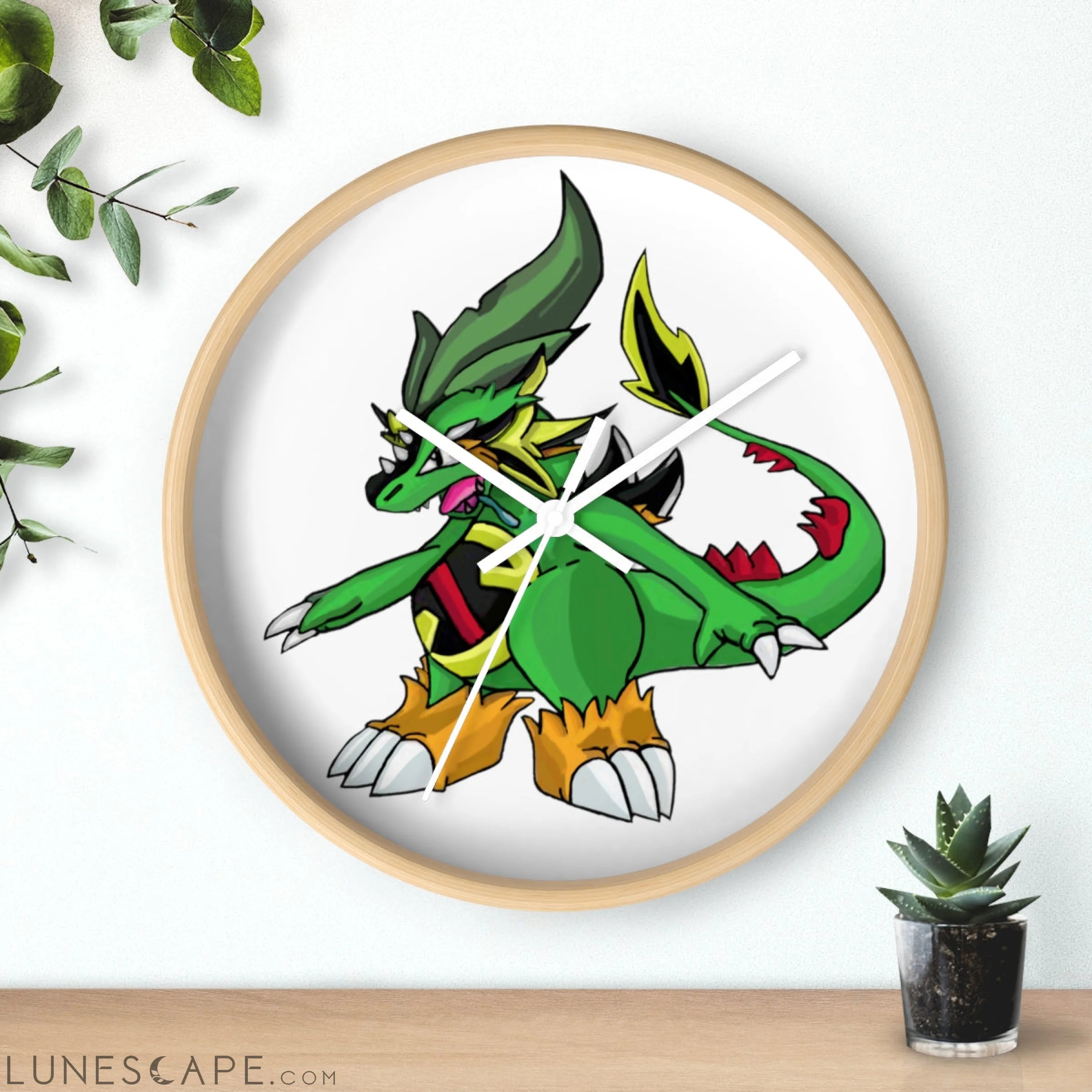 Ledinaking Wall clock LUNESCAPE