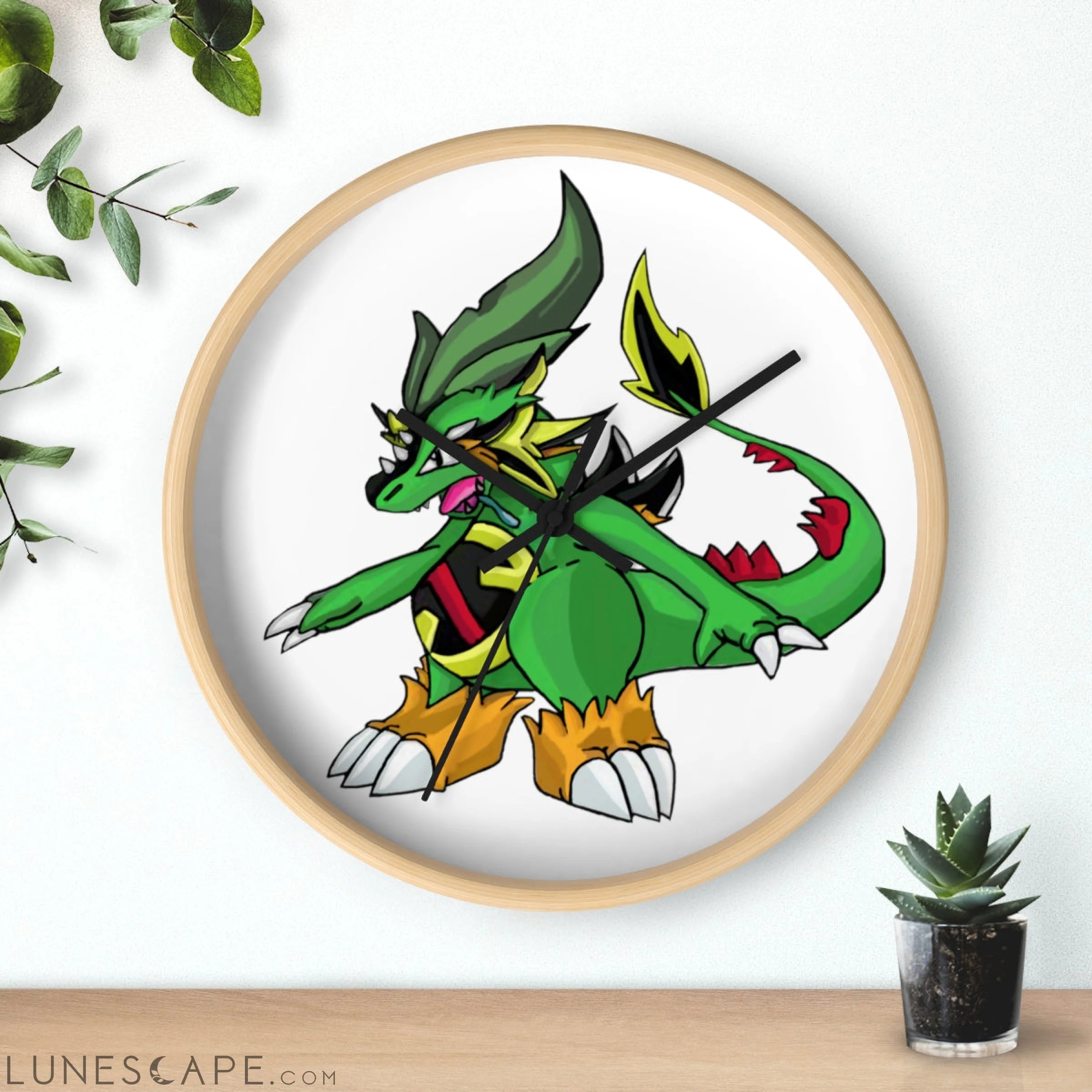 Ledinaking Wall clock LUNESCAPE