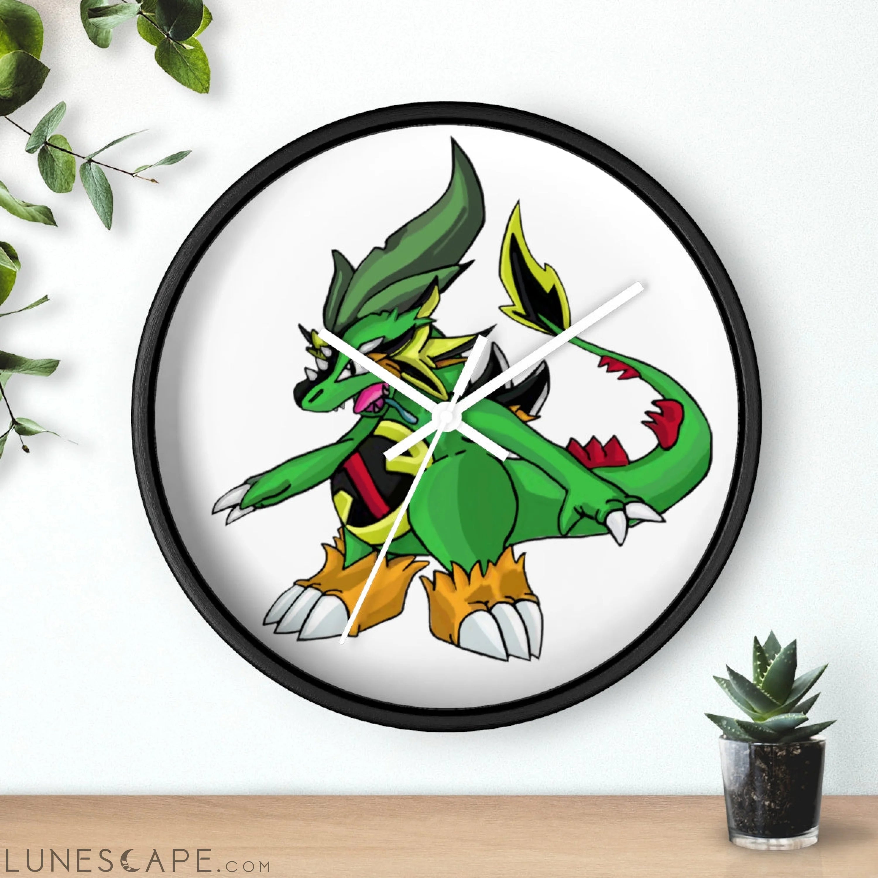 Ledinaking Wall clock LUNESCAPE