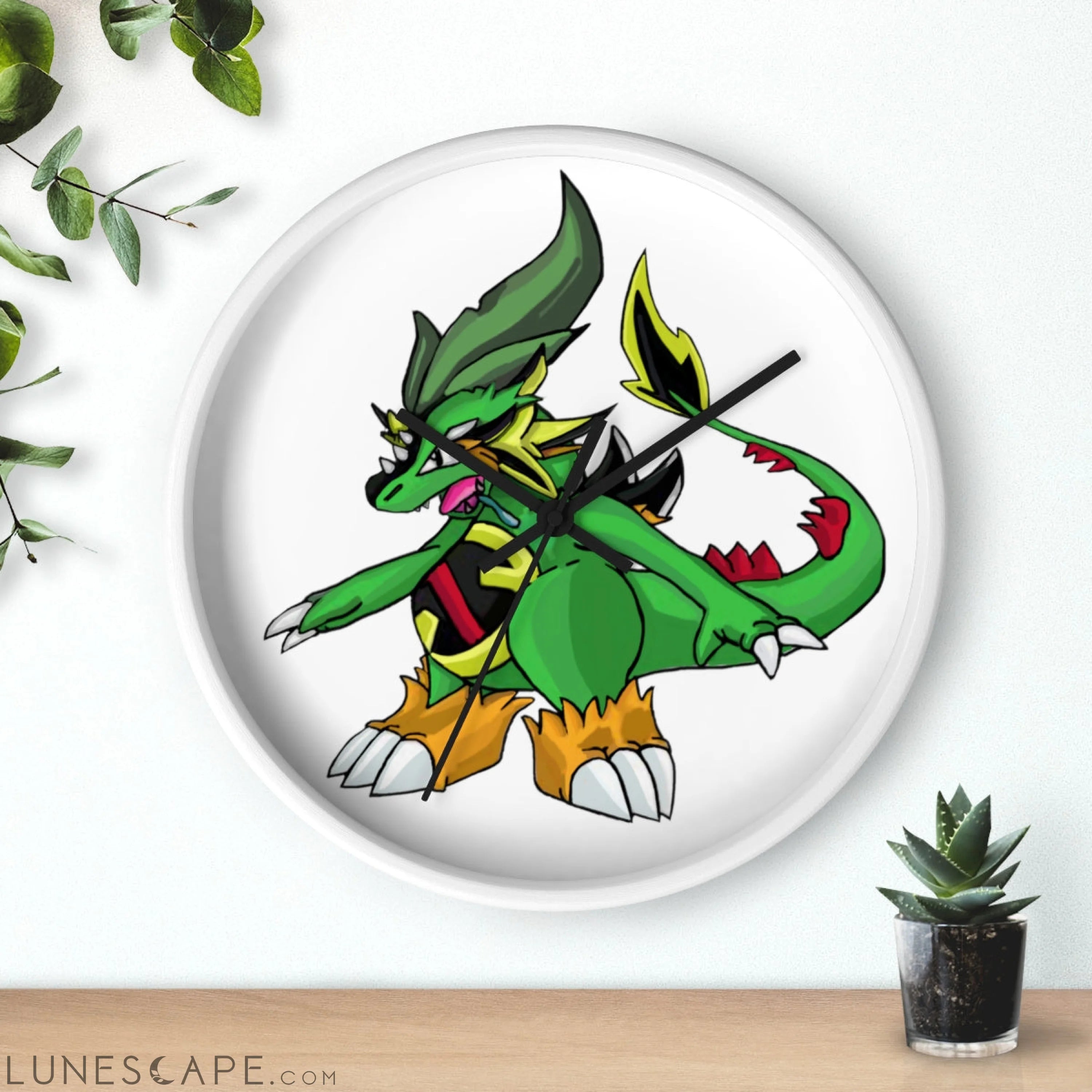 Ledinaking Wall clock LUNESCAPE