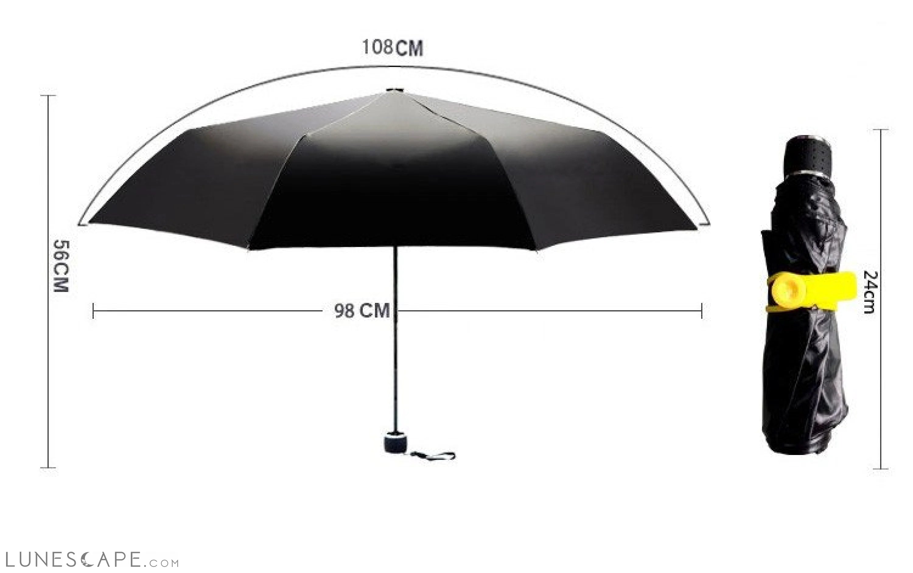 Life In Full Bloom Sunny Umbrella LUNESCAPE