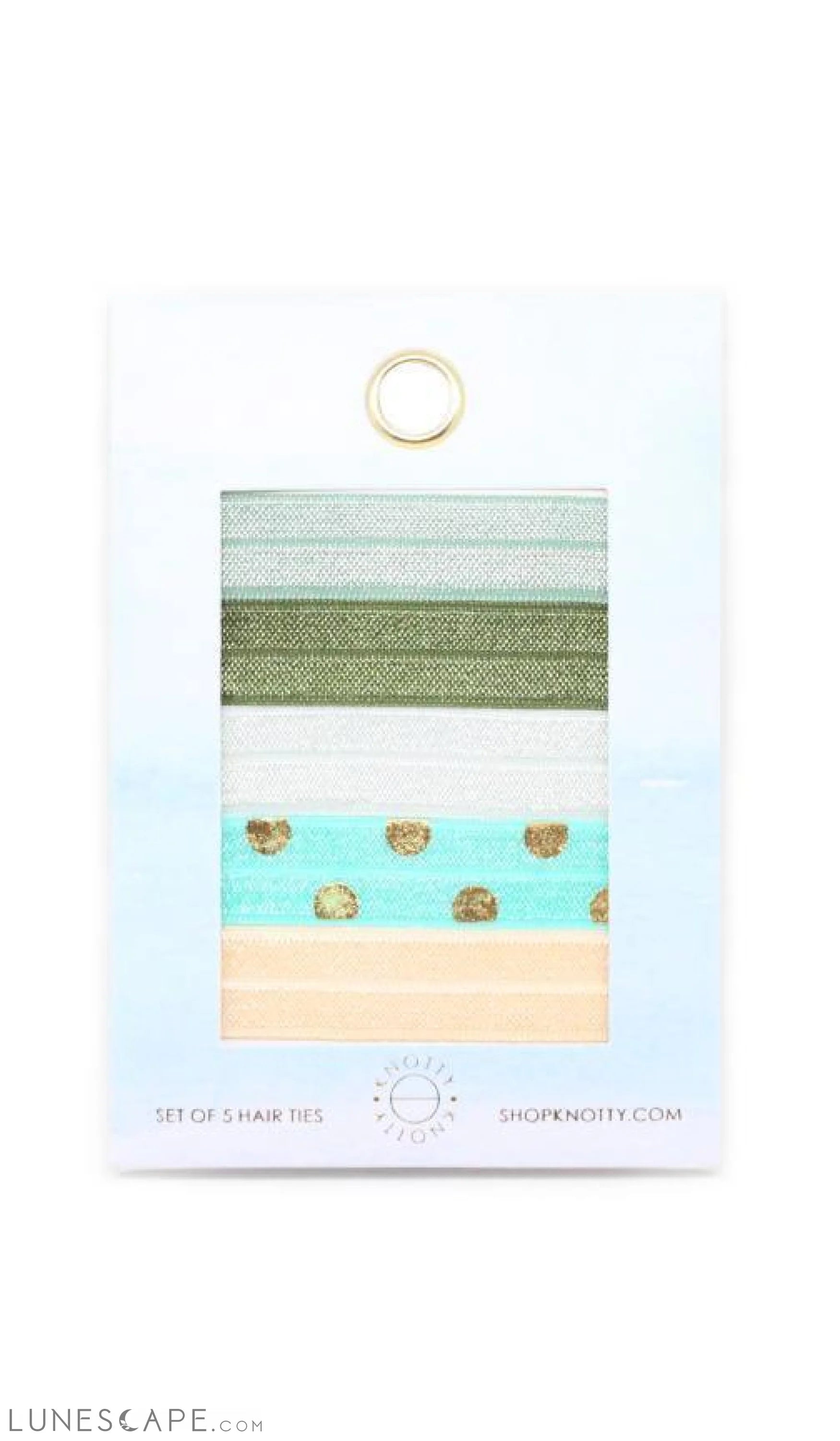 Lime Mint | 5-Pack Hair Tie Envelope LUNESCAPE