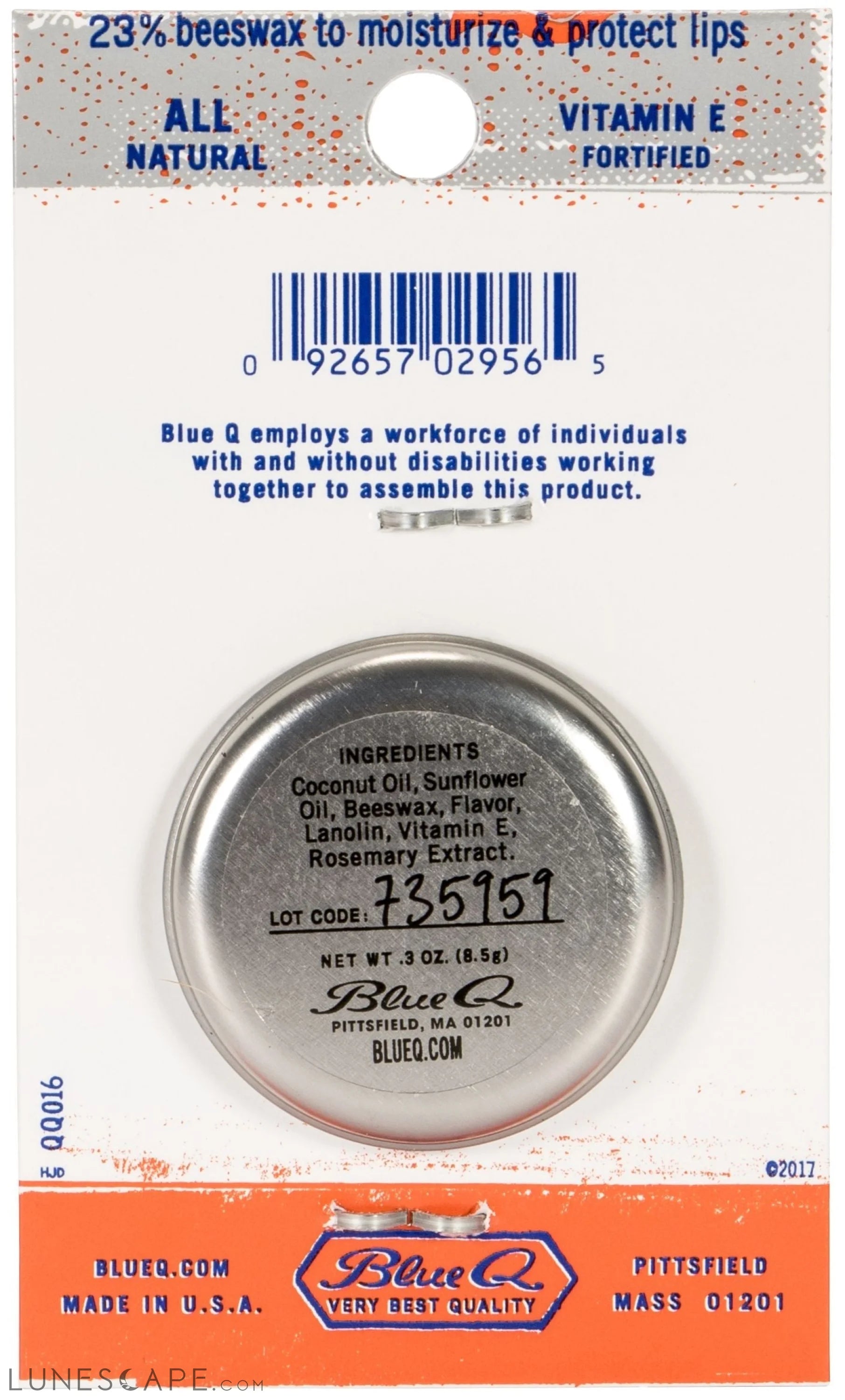 Lip Shit Lip Balm in Orange Mango Beeswax Formula | Lip Moisturizer in LUNESCAPE