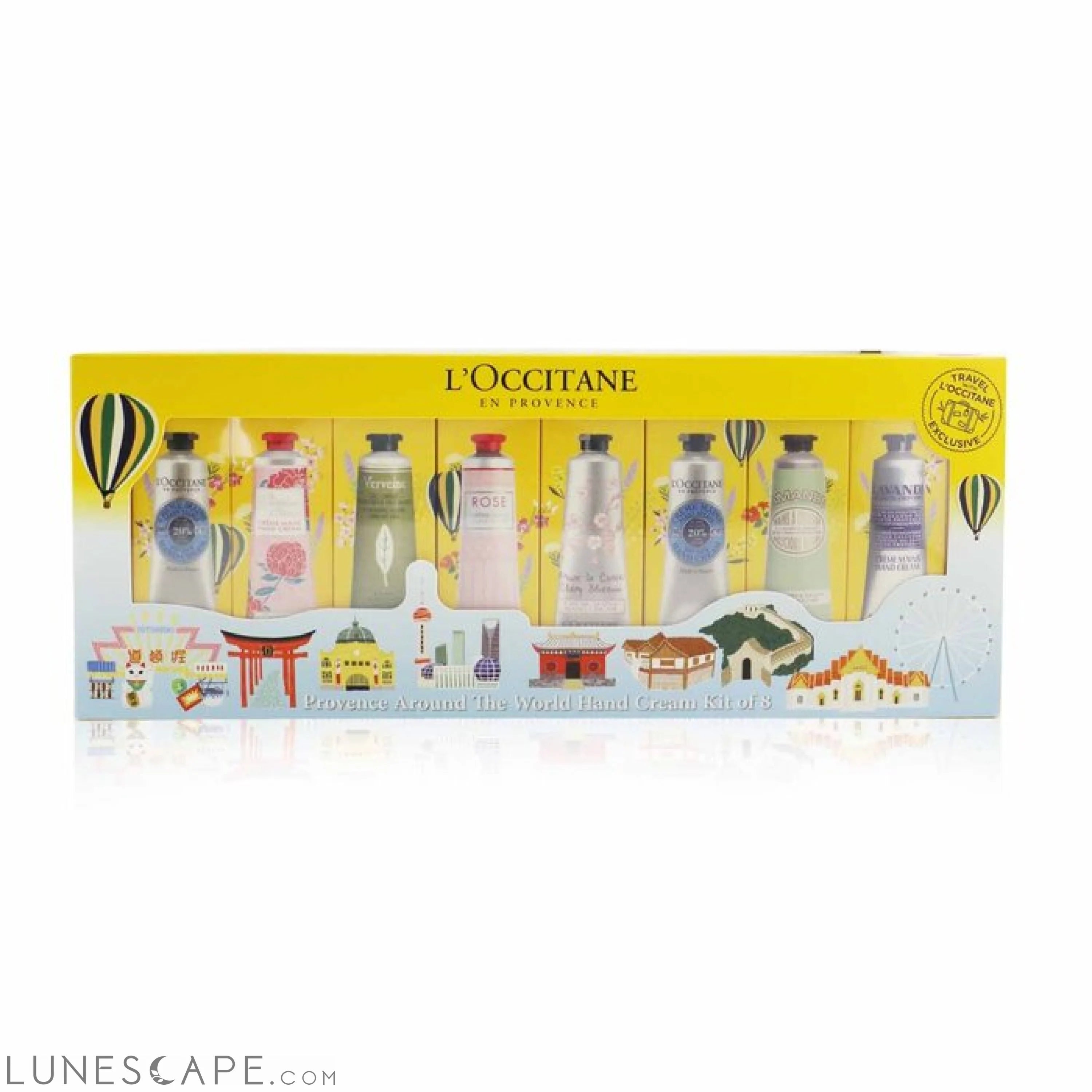 l'OCCITANE - Provence Around the World Hand Cream Kit of 8 LUNESCAPE