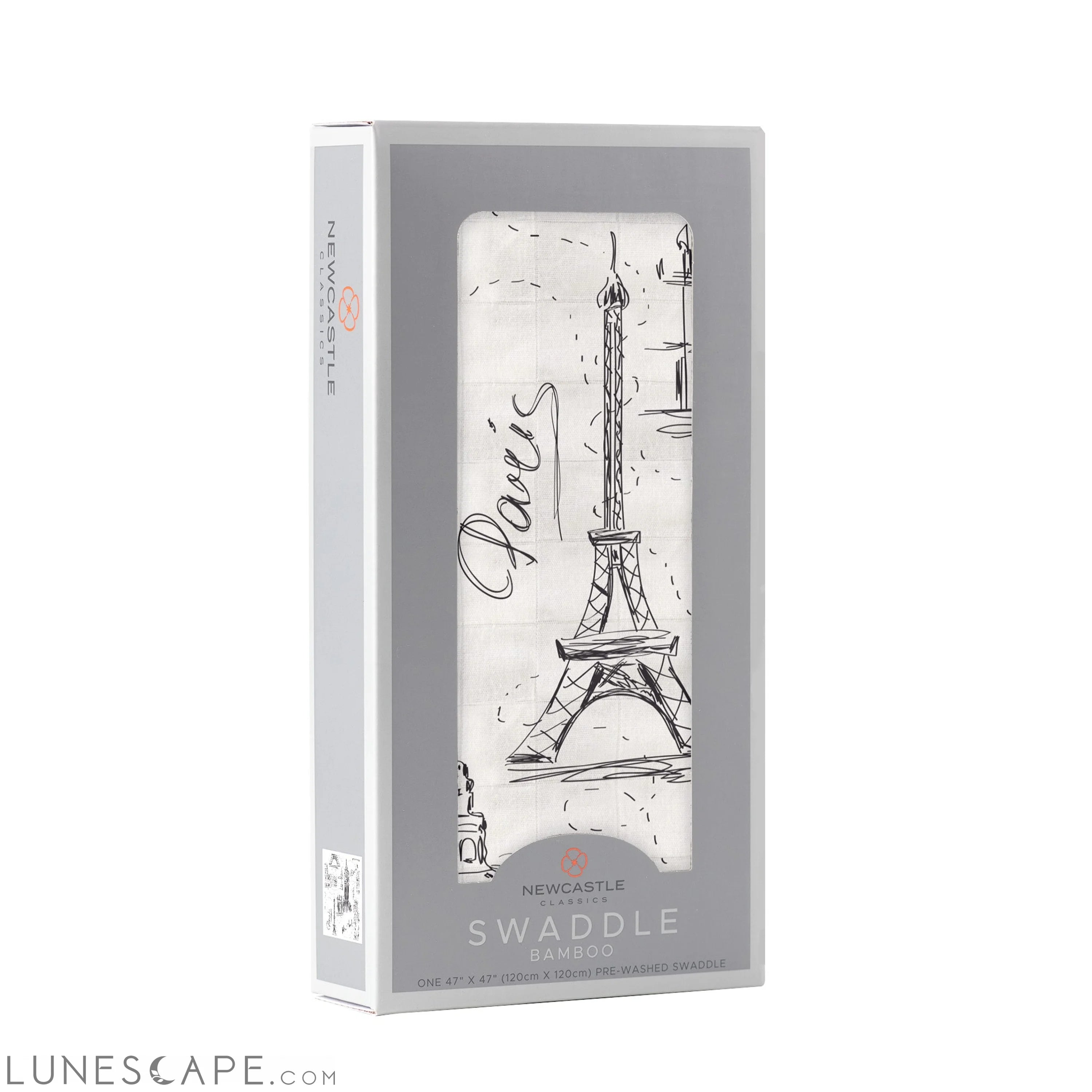 London, Paris, New York Bamboo Swaddle LUNESCAPE