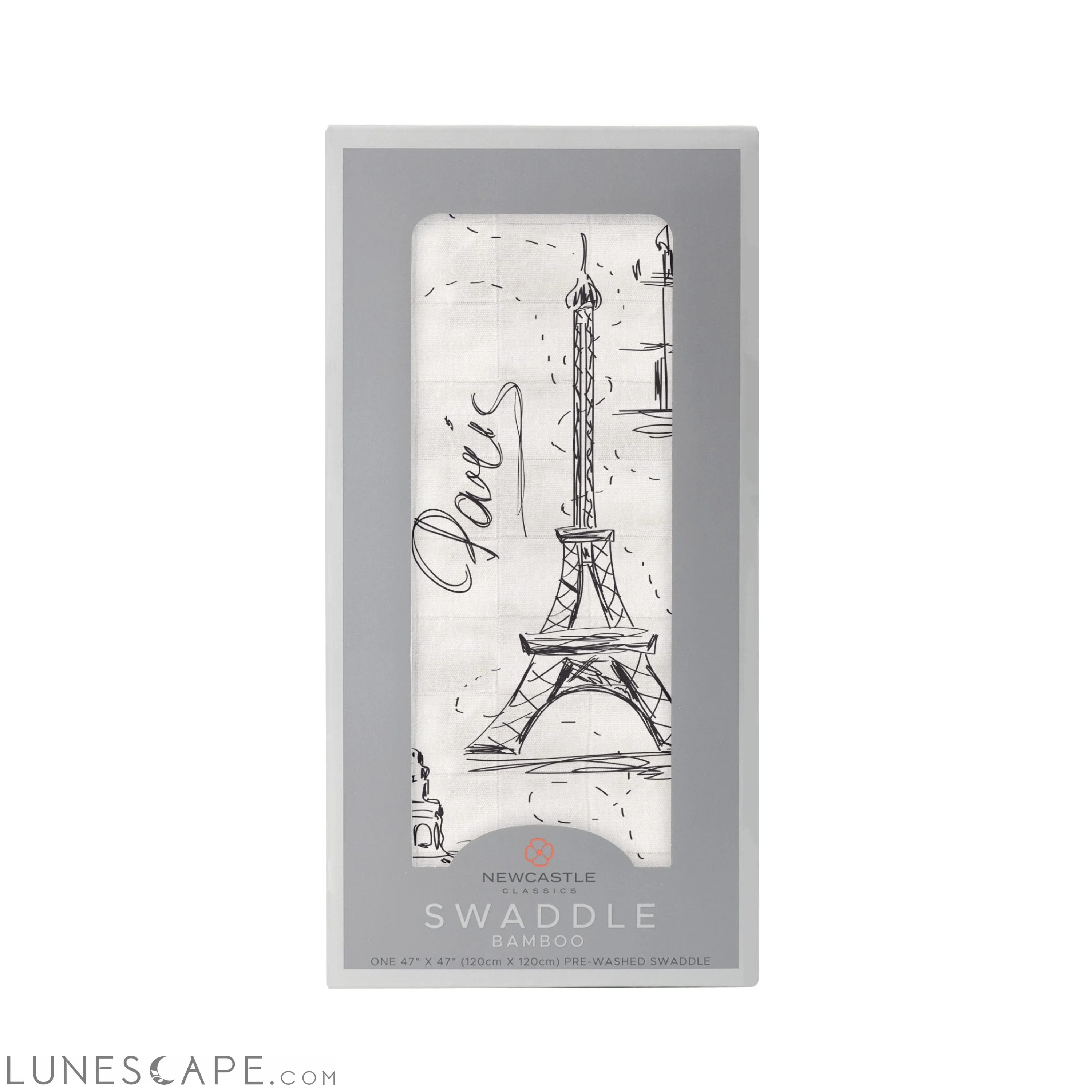 London, Paris, New York Bamboo Swaddle LUNESCAPE