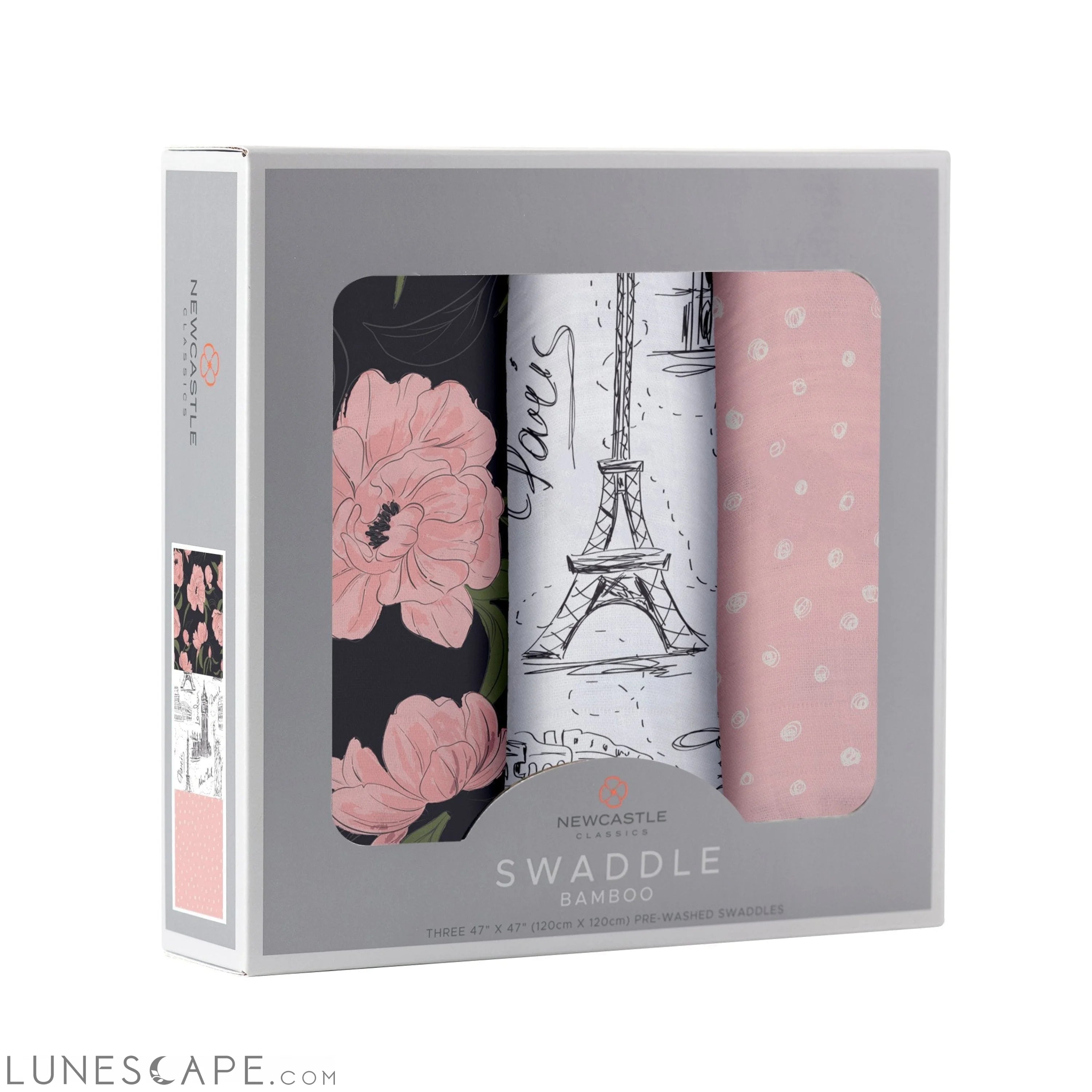 London, Paris, New York Swaddle 3 Pack LUNESCAPE