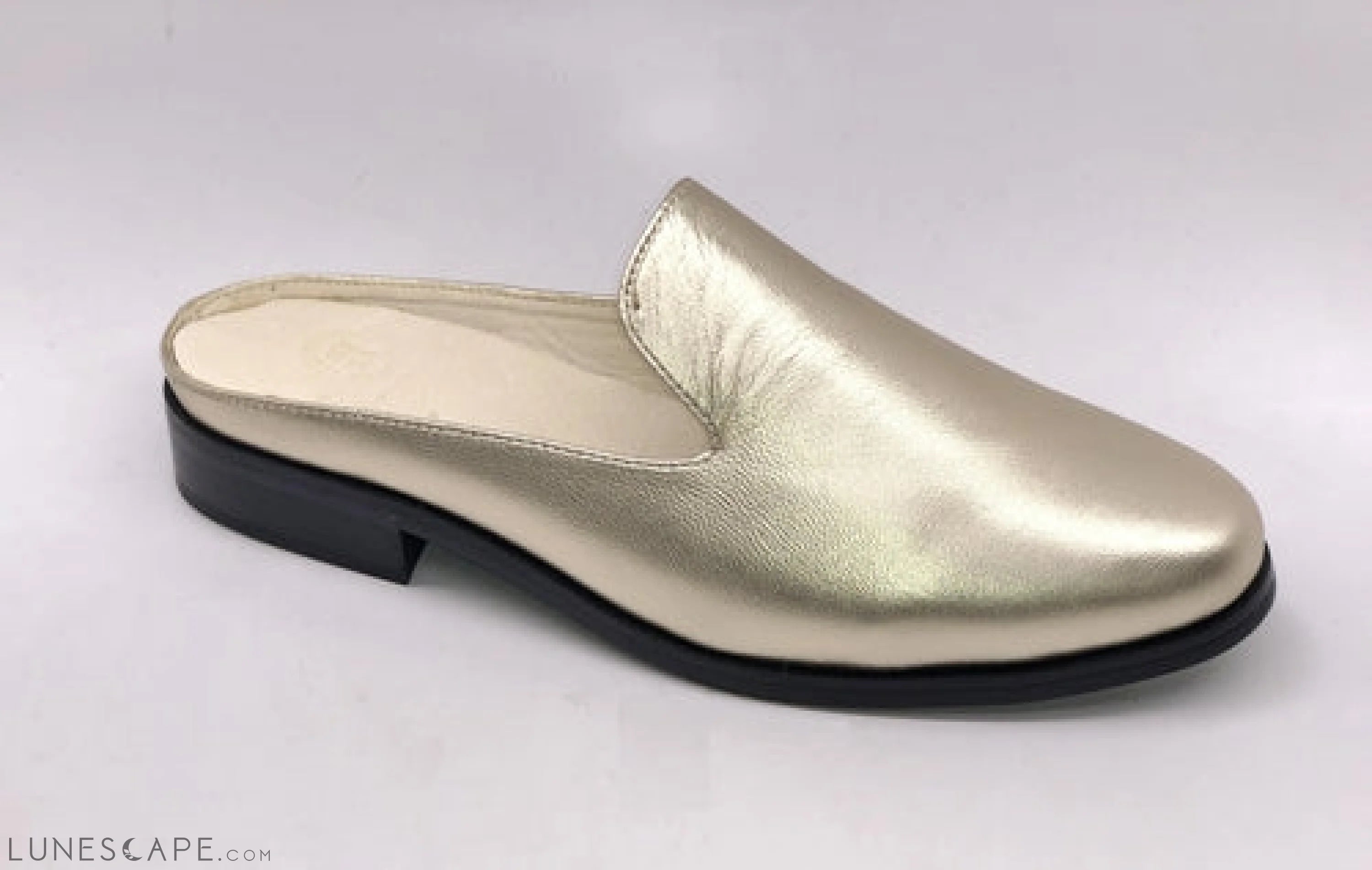 Long Beach Leopard Print Flat Mule Slipper LUNESCAPE