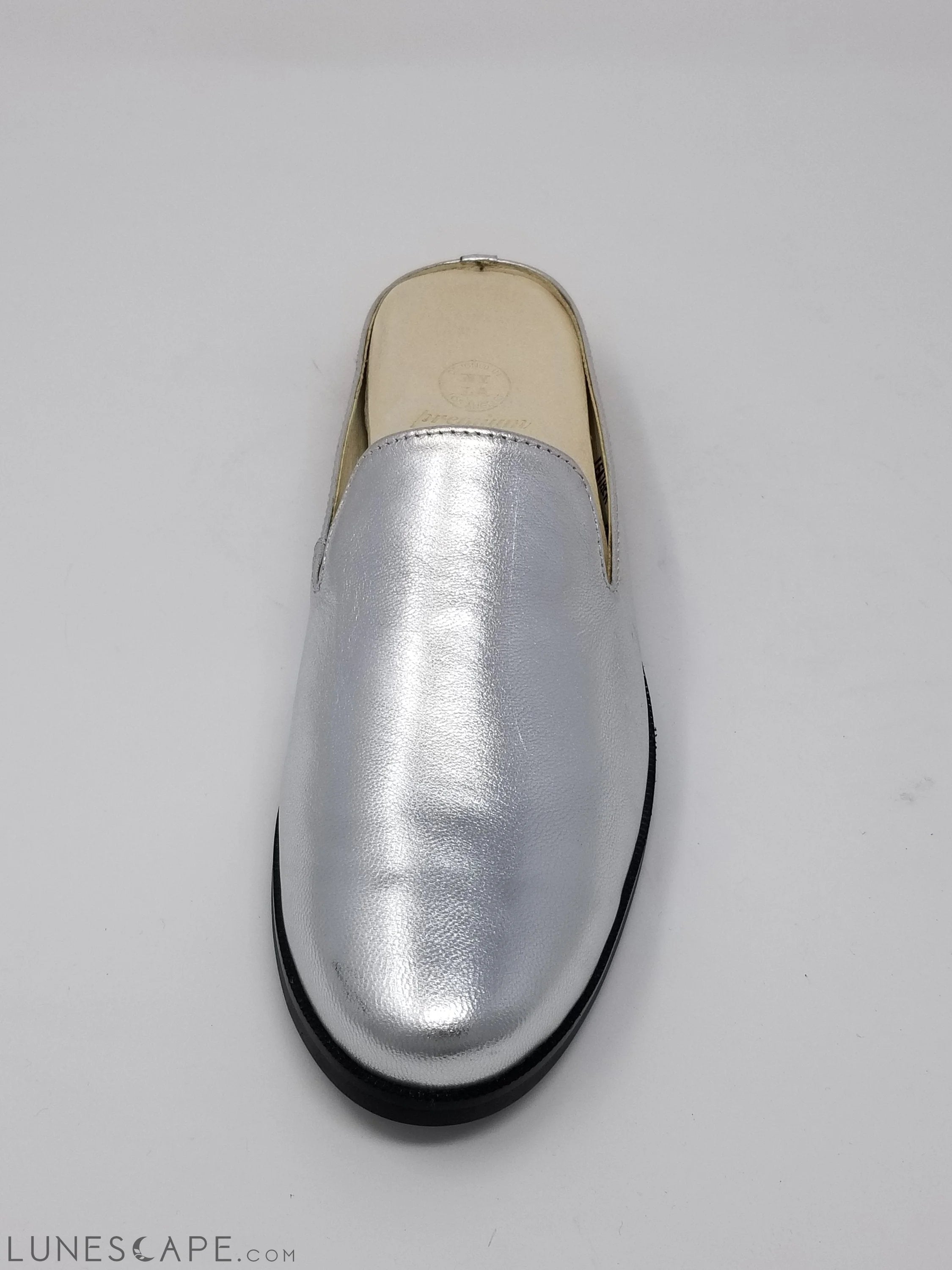 Long Beach Leopard Print Flat Mule Slipper LUNESCAPE