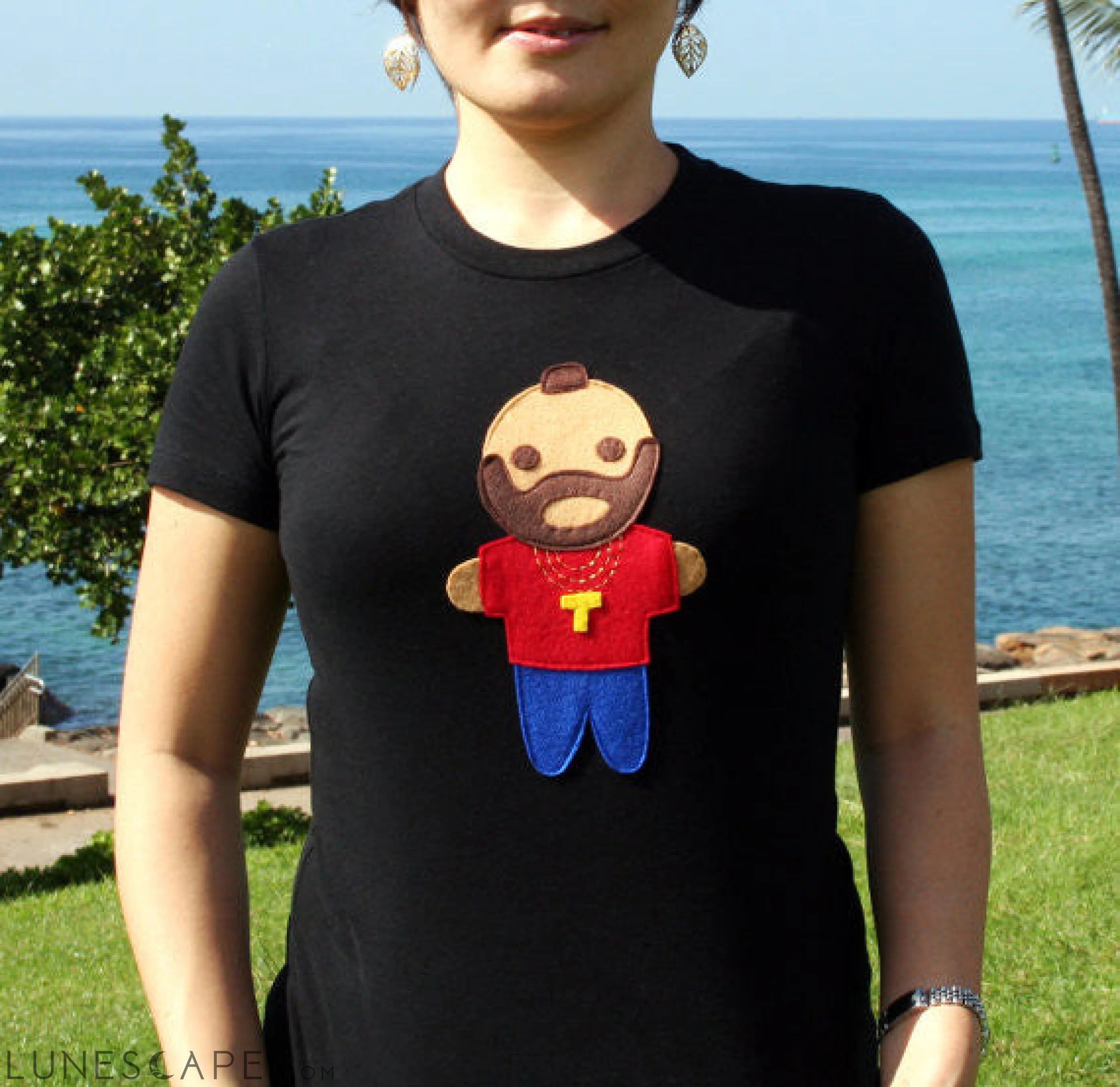 Looks Like Mr. Tee... Black Women's T-Shirt LUNESCAPE