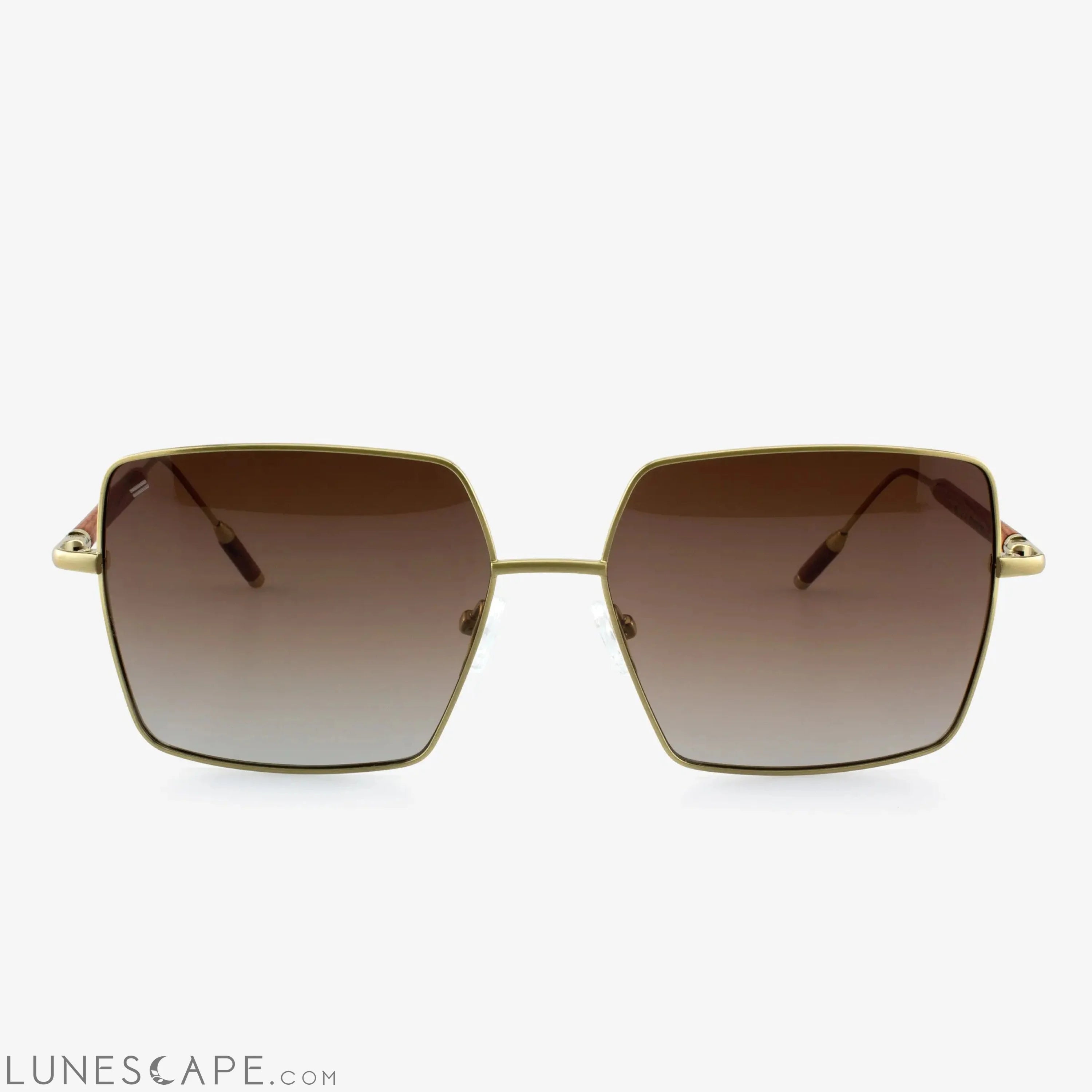 Lucie - Metal & Wood Sunglasses LUNESCAPE