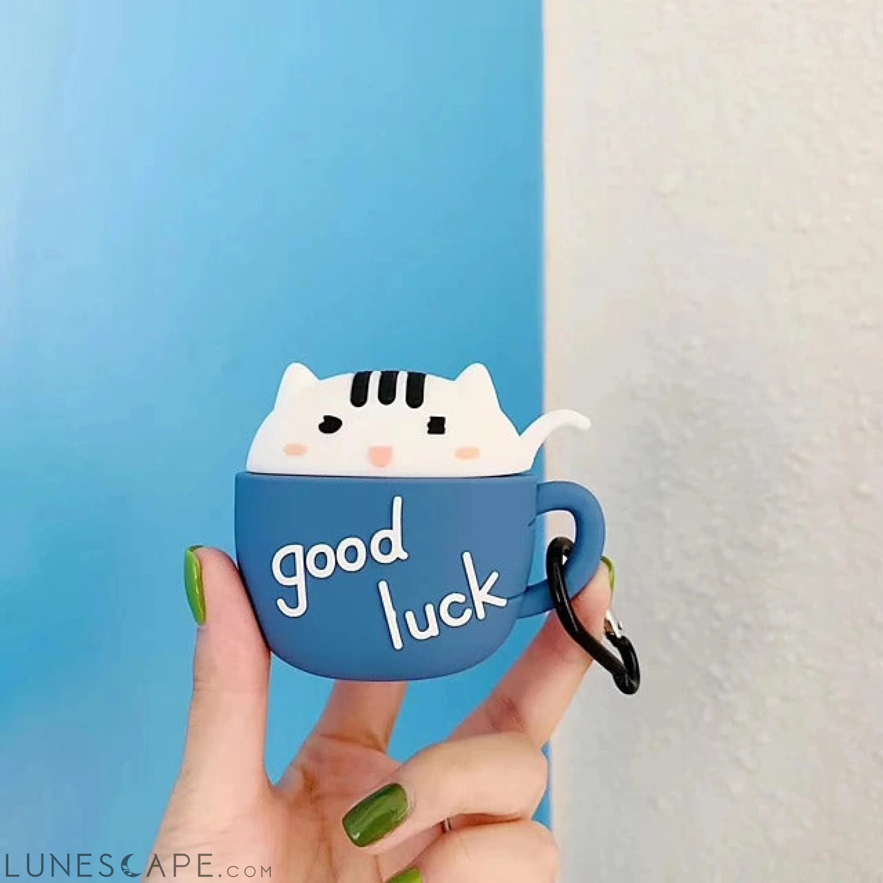 Lucky Charm Cat AirPods Case LUNESCAPE