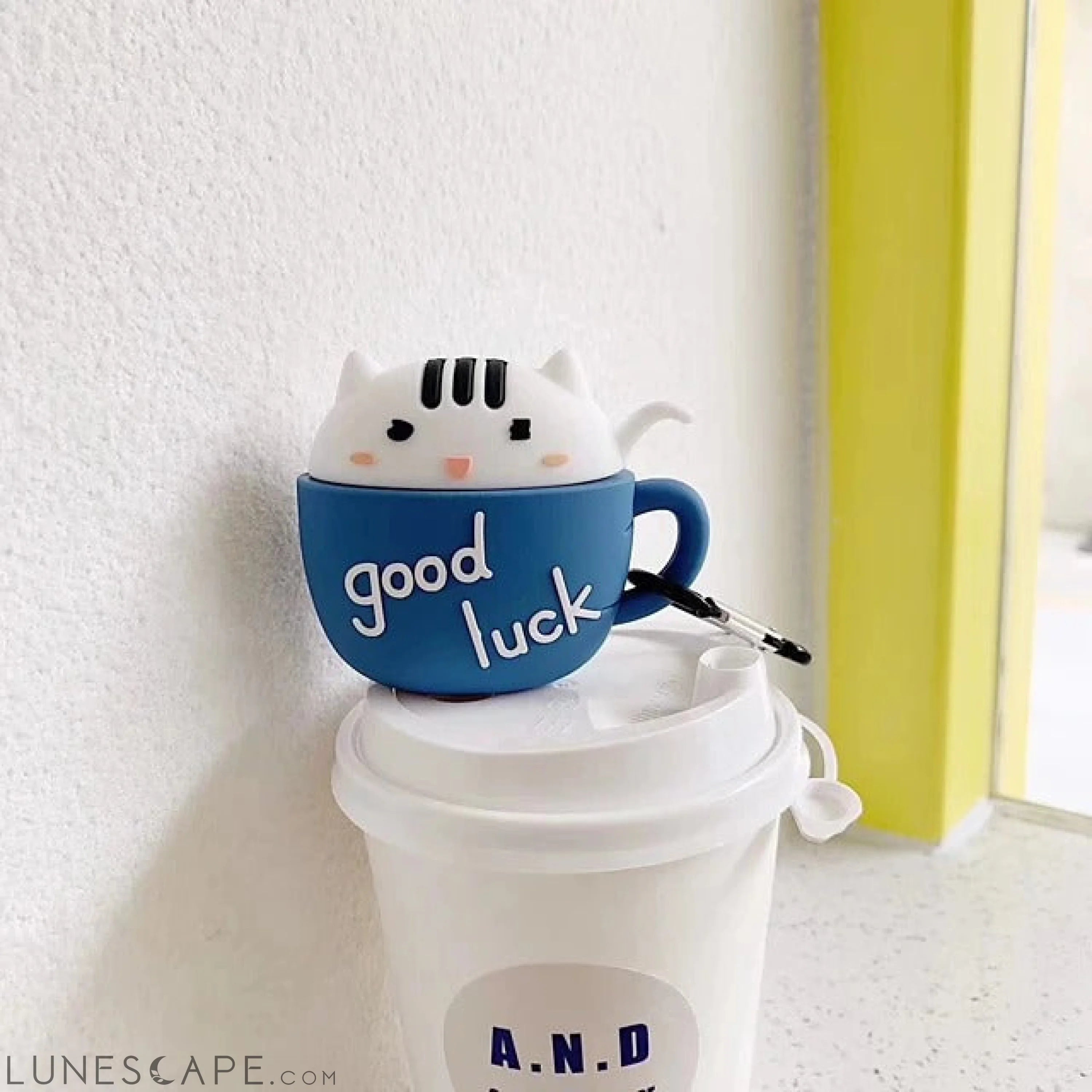 Lucky Charm Cat AirPods Case LUNESCAPE