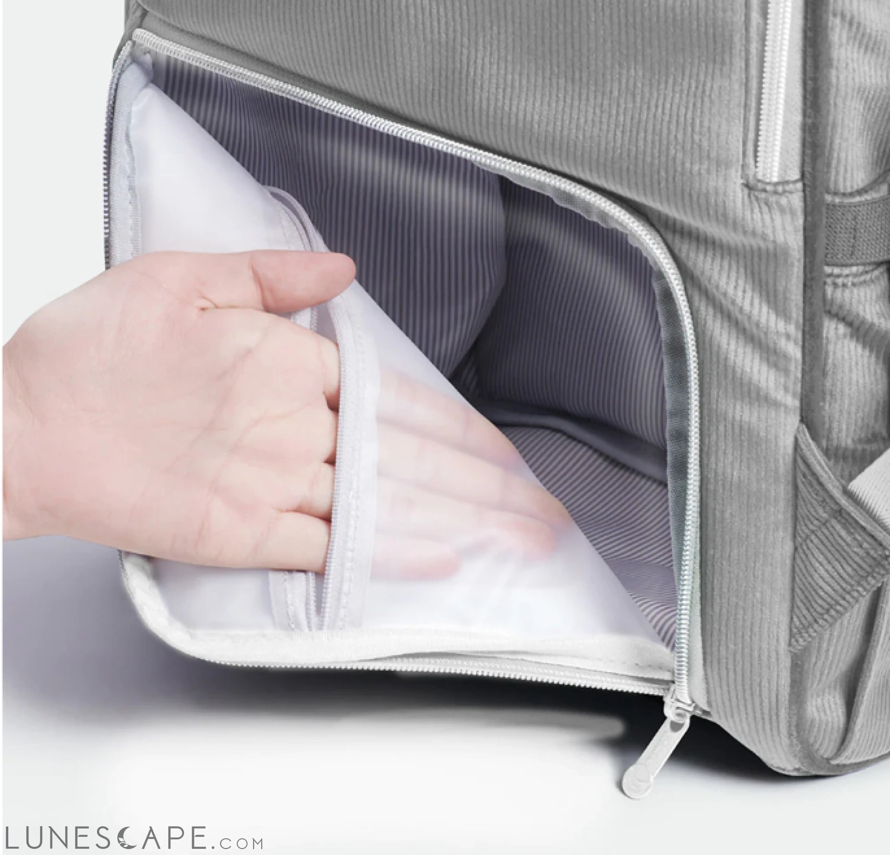 Luxurious Velvet Diaper Backpack LUNESCAPE