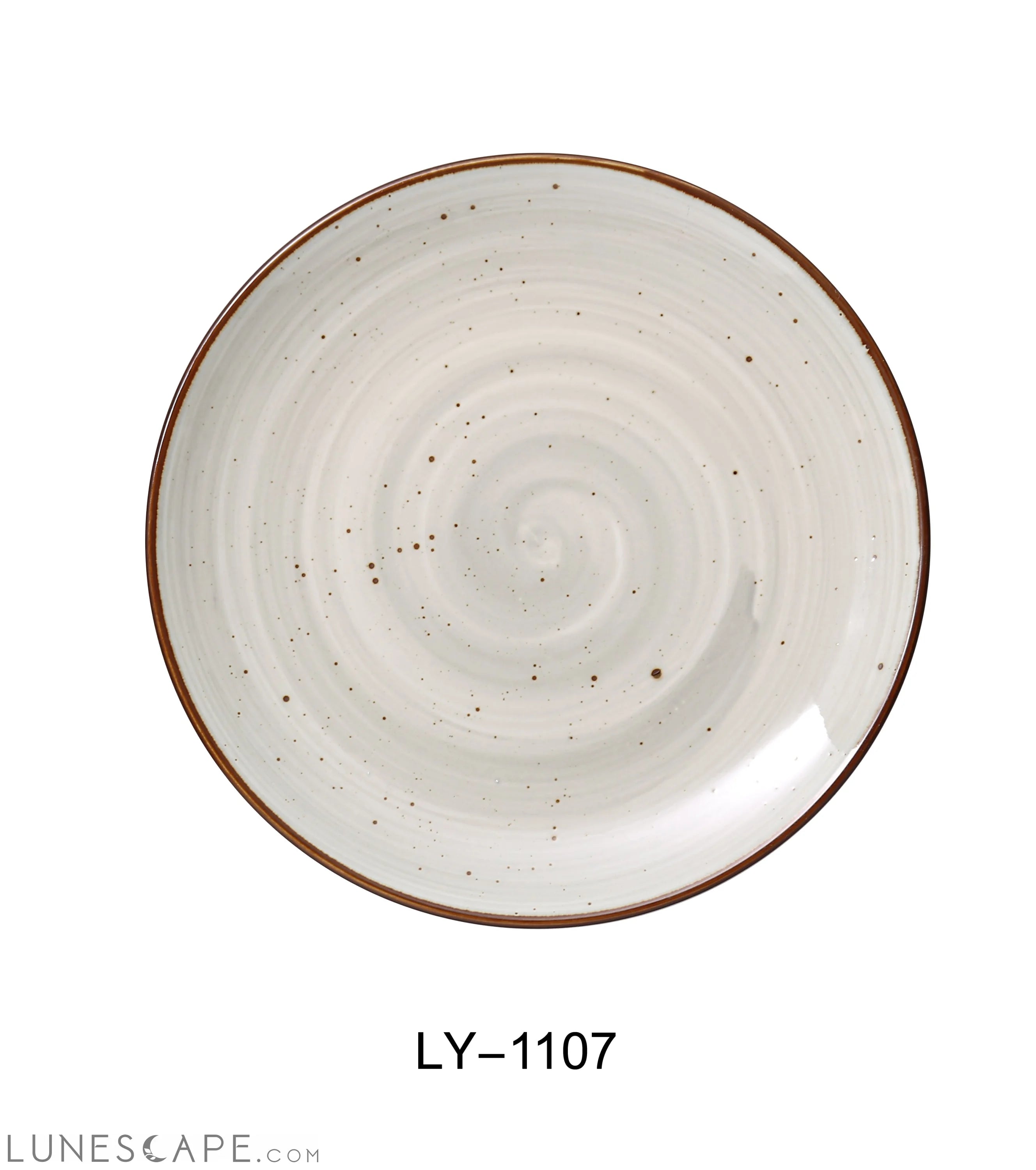 Lyon 7 1/4" X 3/4" COUPE Salad PLATE LUNESCAPE