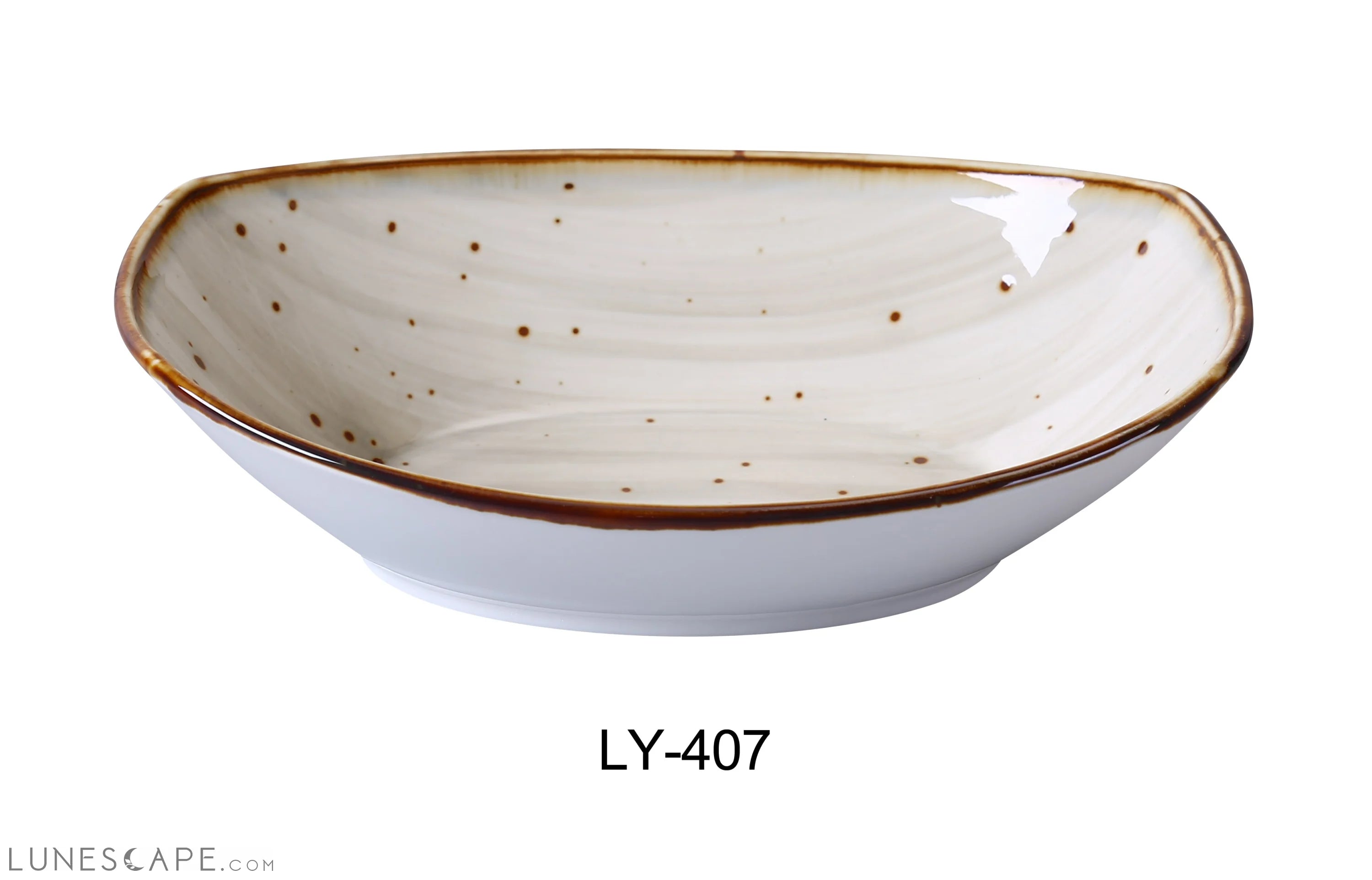 Lyon Collection 7" Oval Bowl 10 oz LUNESCAPE